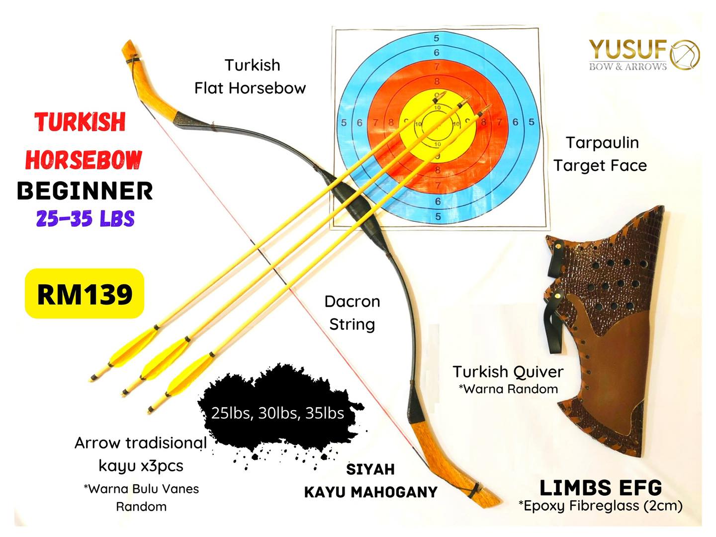 Yusuf Bow & Arrows Facebook ad: MALAYSIA No.1