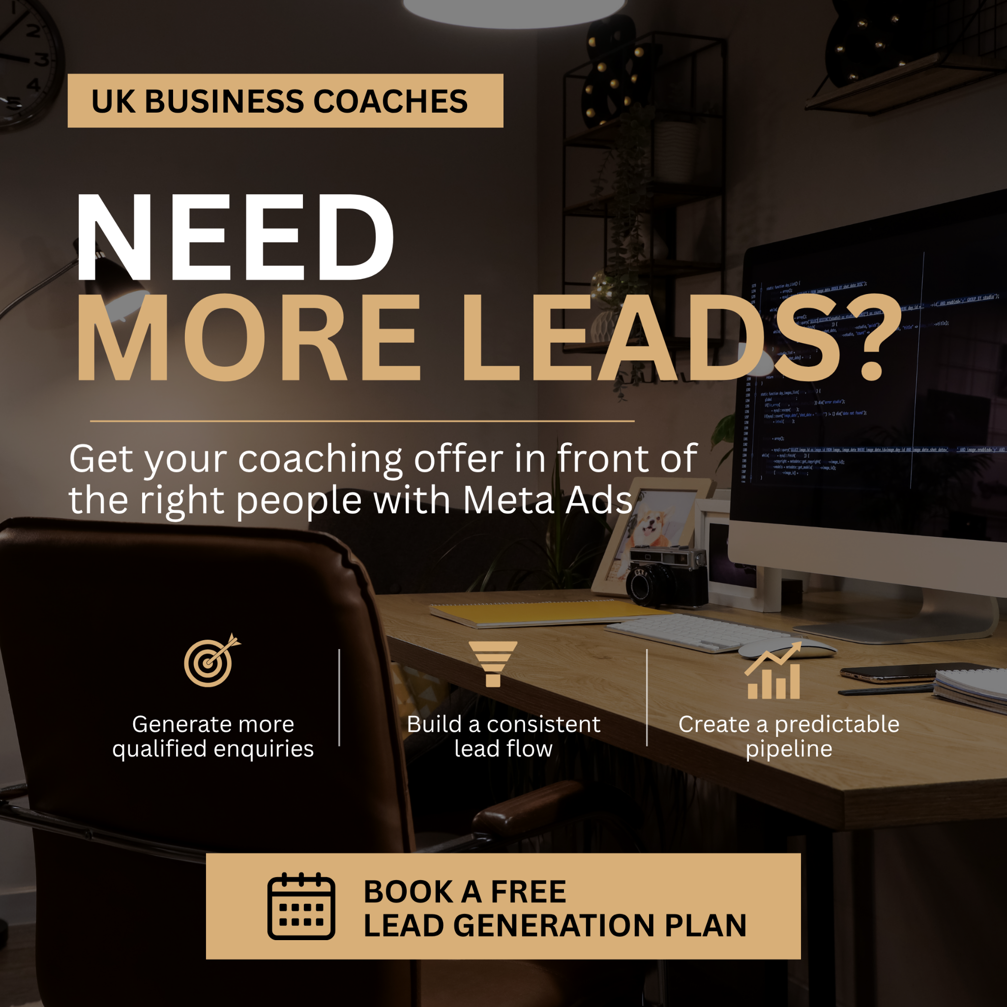 SheGrowth Digital - FB Ads Facebook ad: Get More Coaching Leads