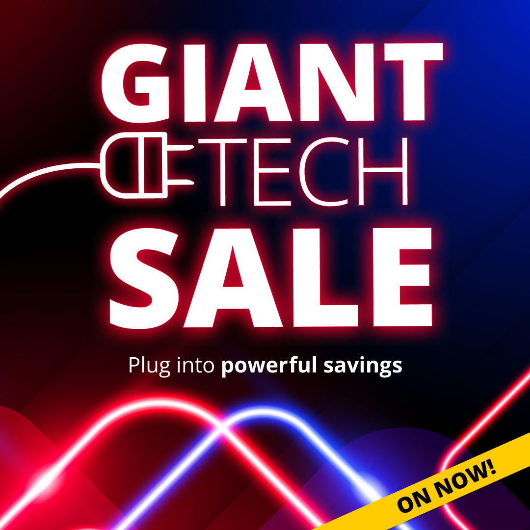 The Warehouse Facebook ad: Do not miss Giant Tech Sale savings on…
