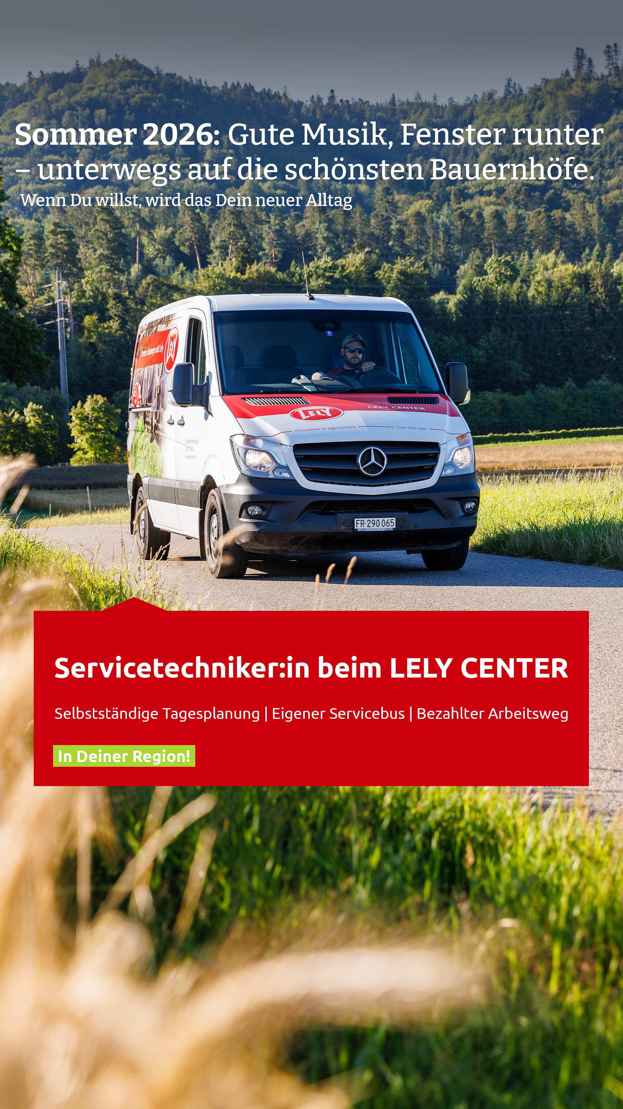Lely Center Härkingen Facebook ad from May 19, 2026