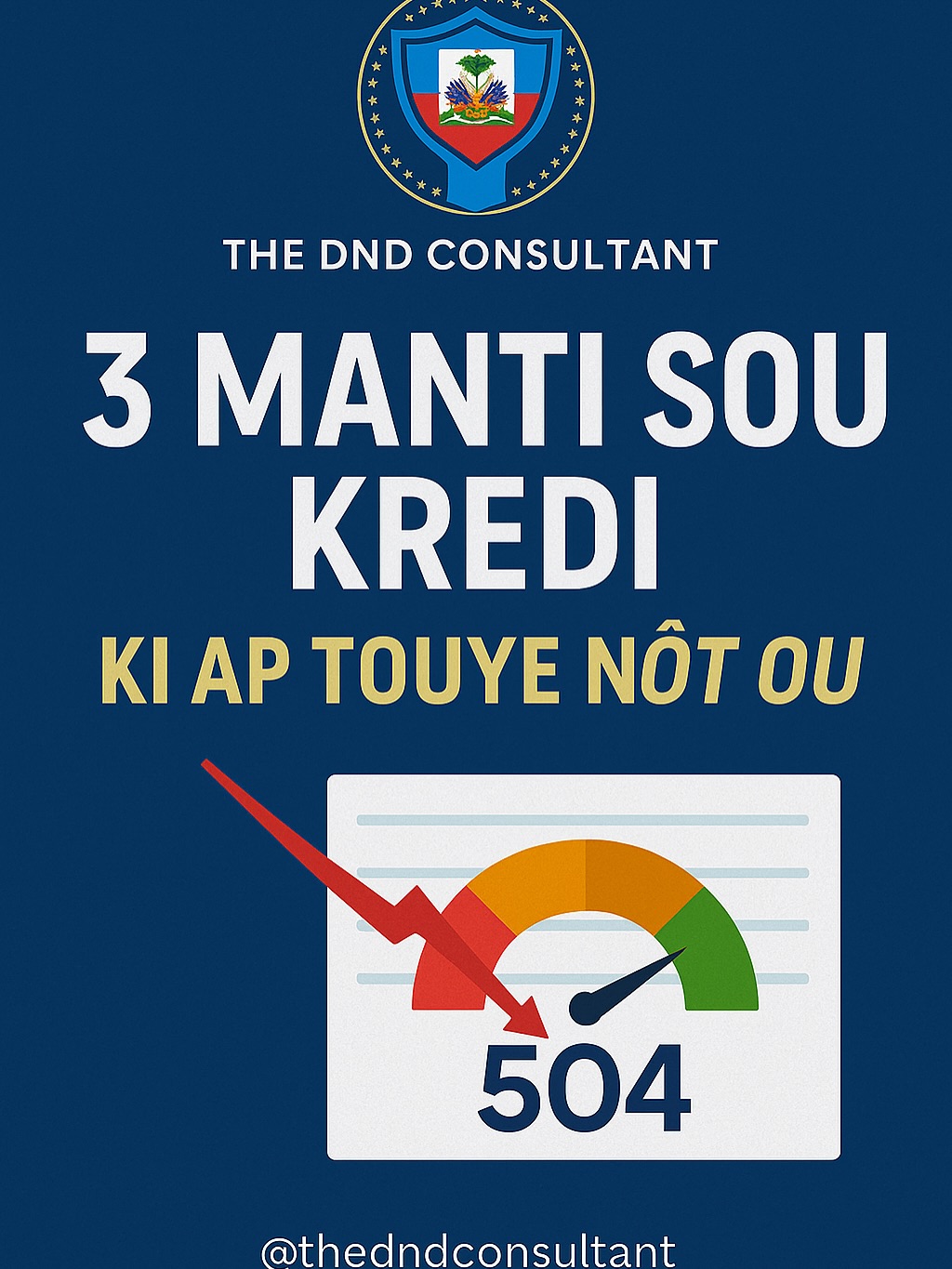 The DND Consultant Facebook ad from May 9, 2026