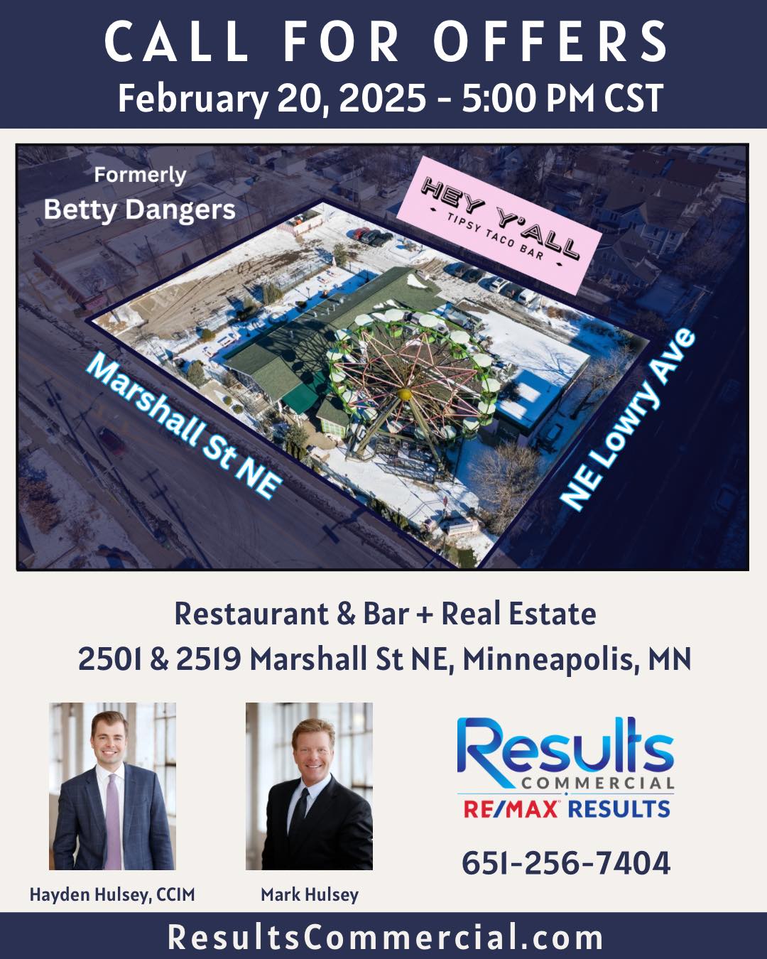 Results Commercial Facebook ad: Attention Investor Restaurateurs!