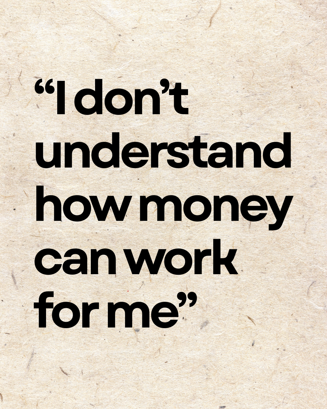 The Wealthy Thinker Facebook ad: I don’t understand how money works for me