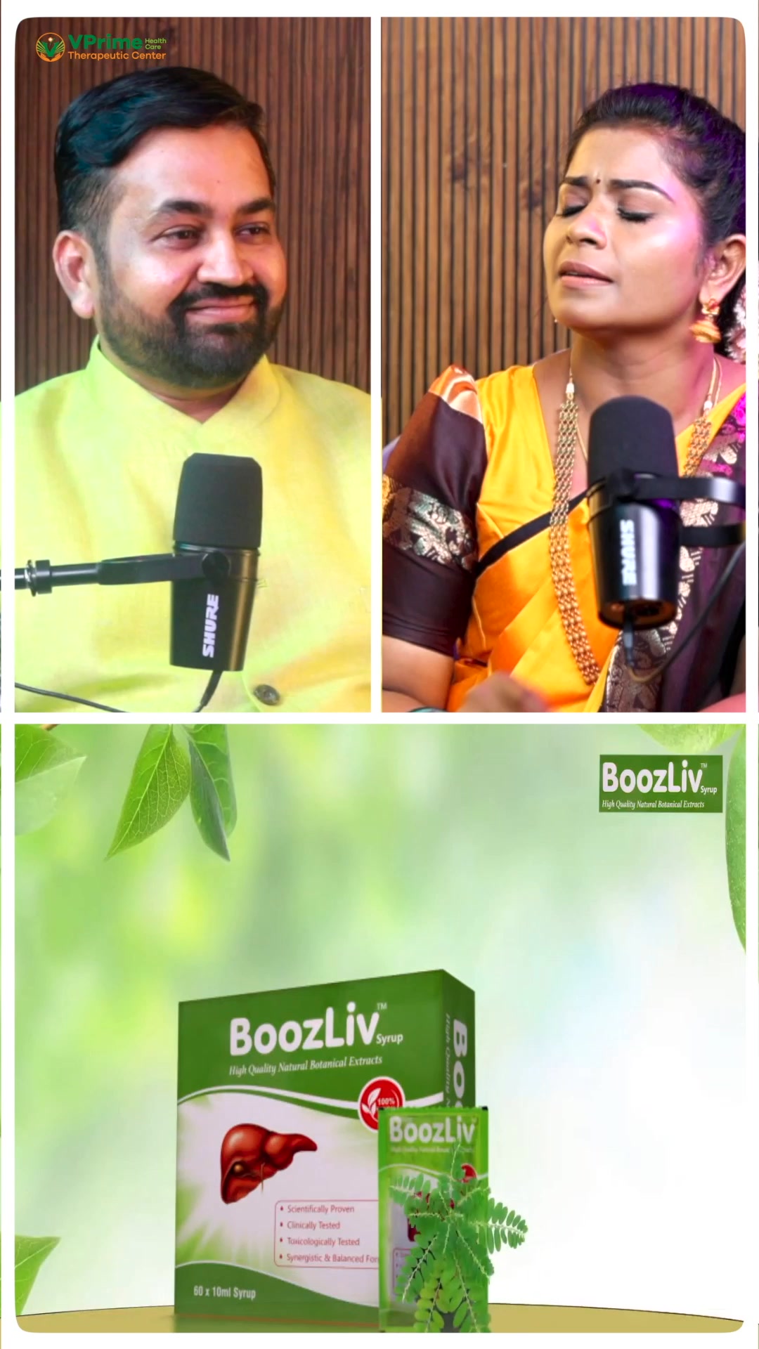 VPrime Health Care Facebook ad: BoozLiv for Burning Liver Fat