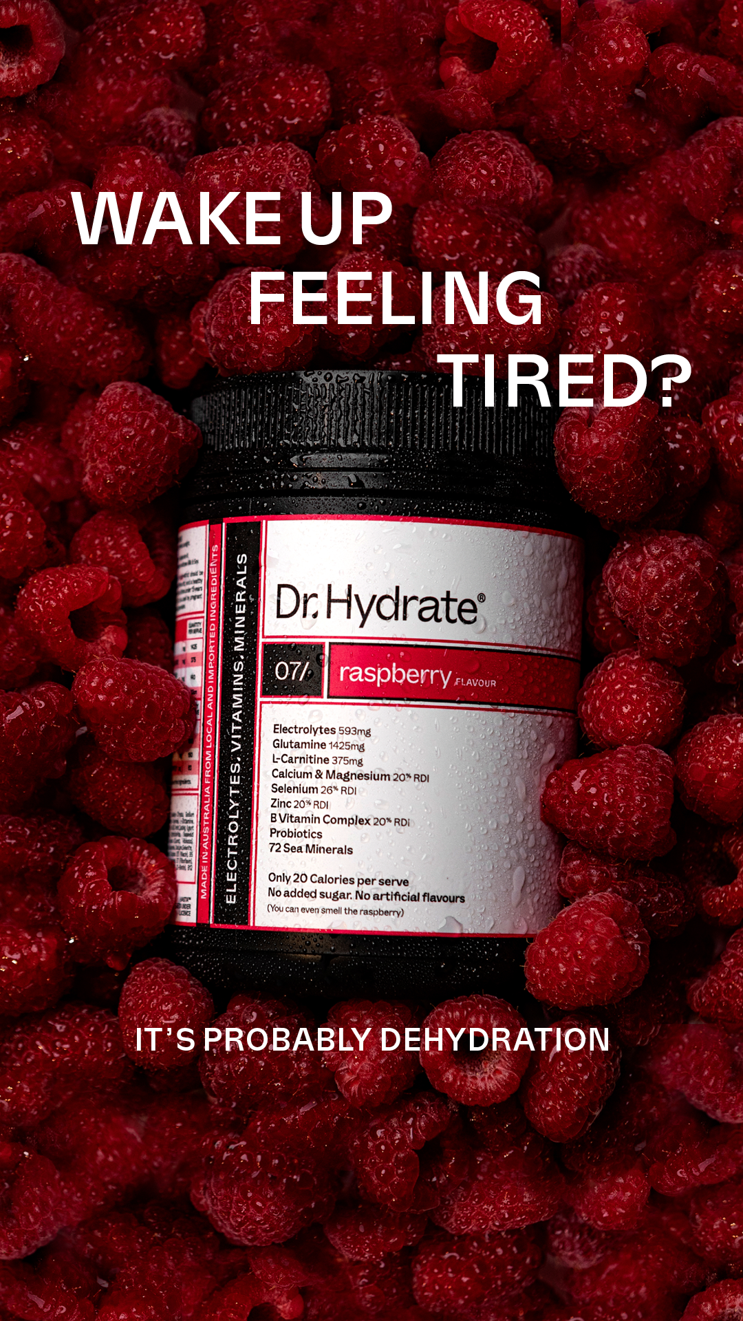 Dr. Hydrate Facebook ad