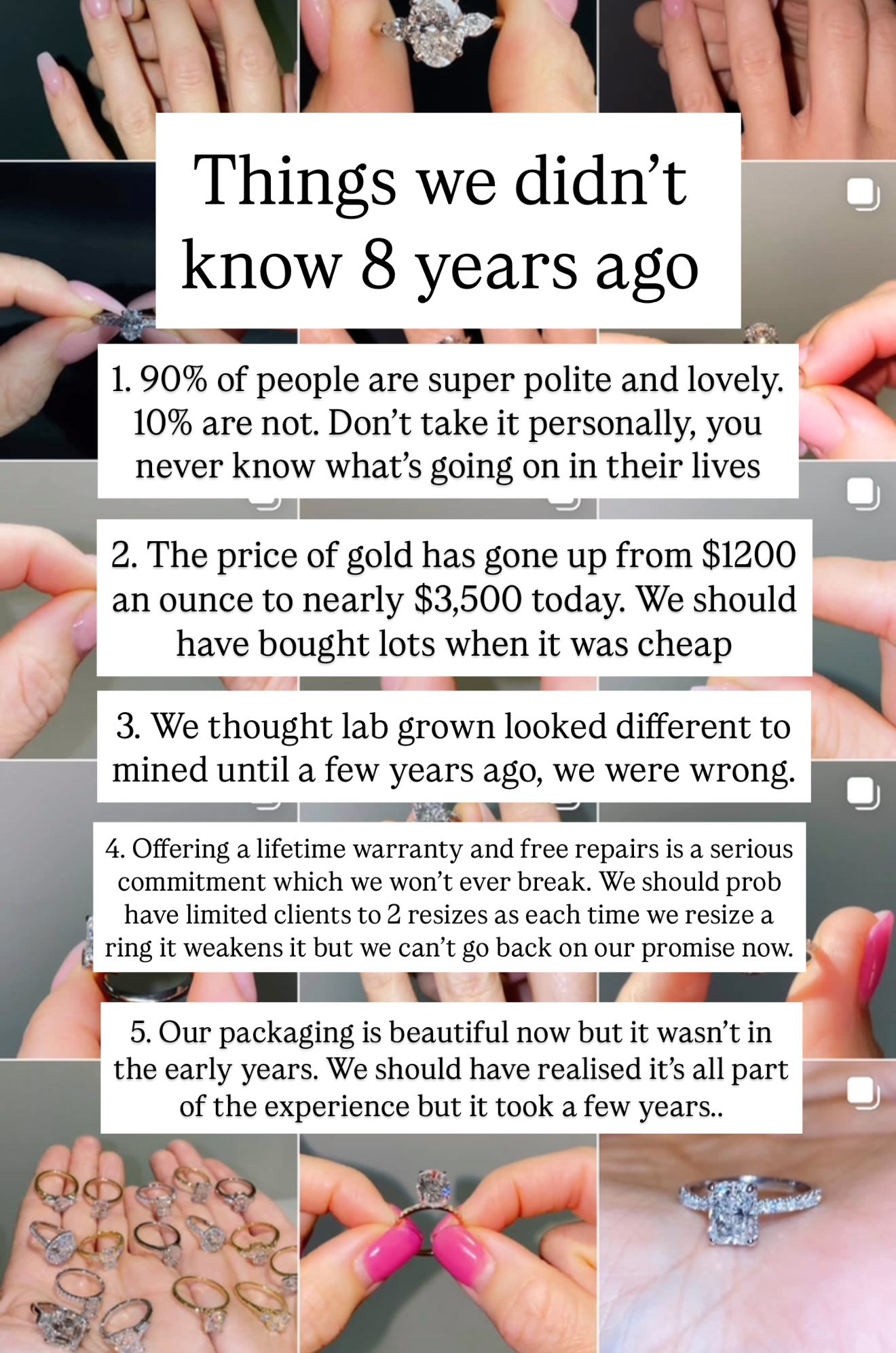London Diamonds Facebook ad