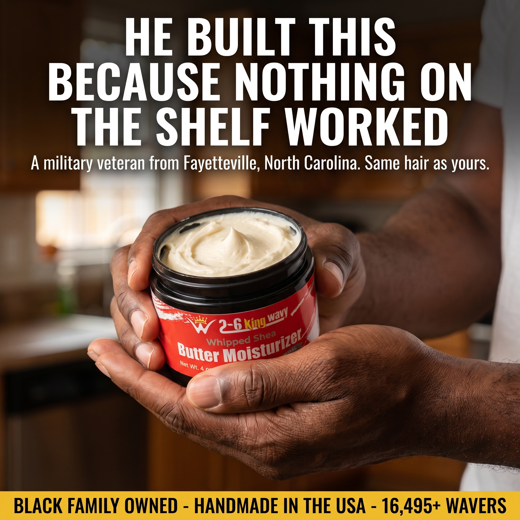 King Wavy Facebook ad: Why your 360 layout won't hold.