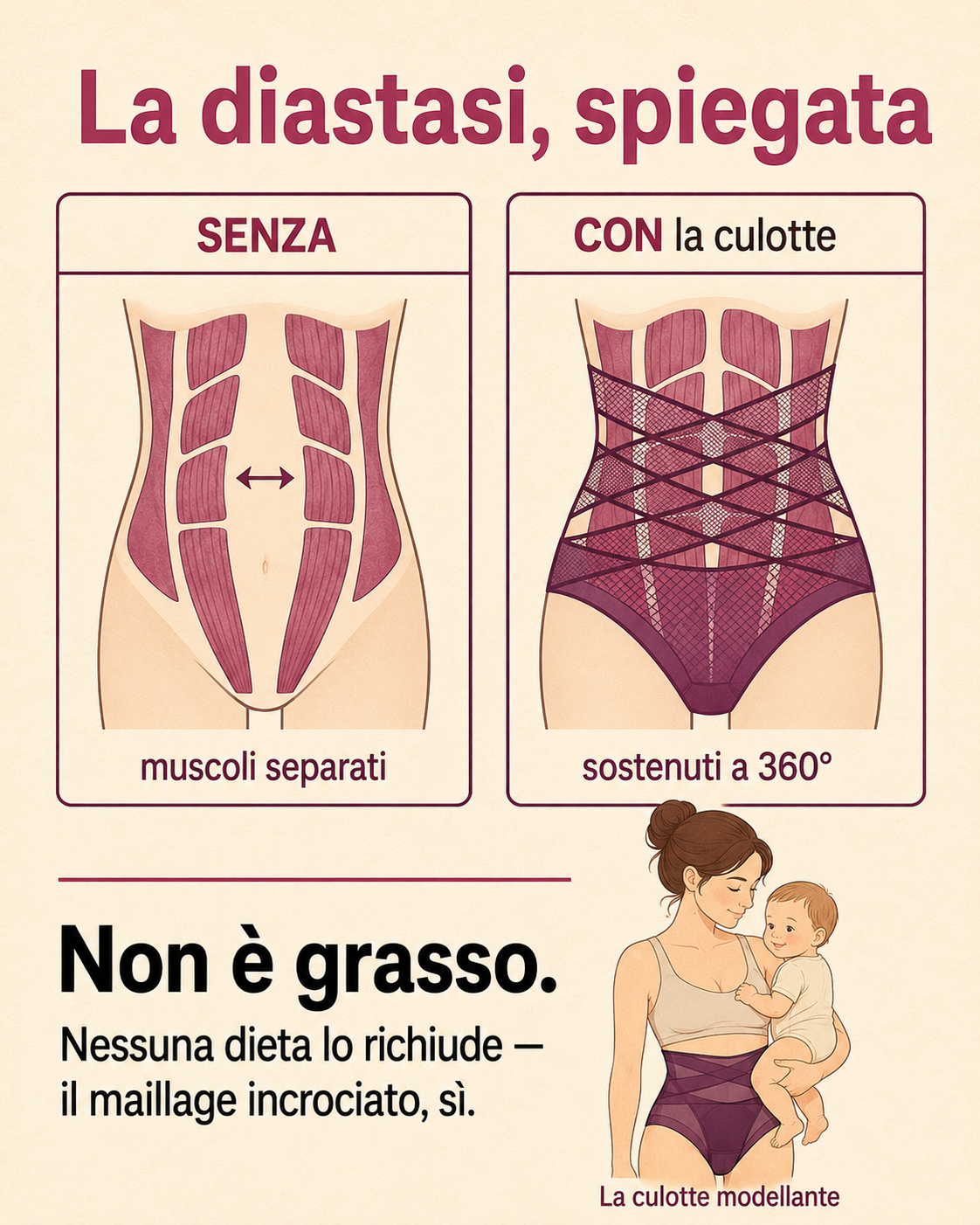 Donnea Milano Facebook ad: La diastasi, spiegata