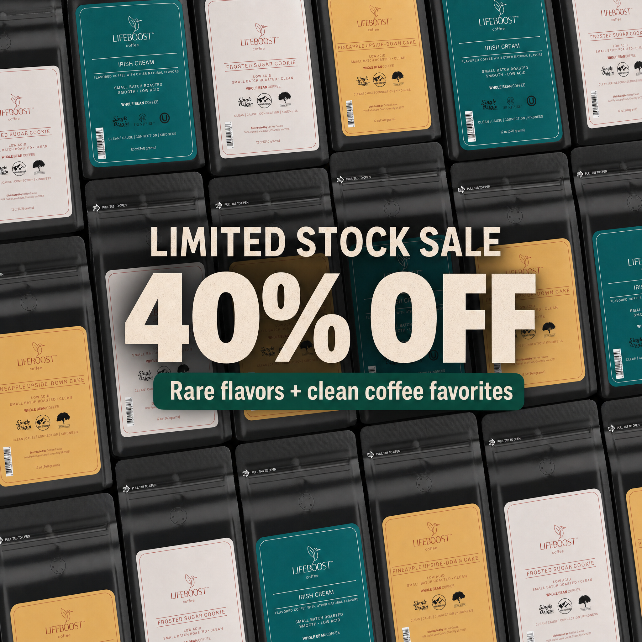 Lifeboost Coffee Facebook ad