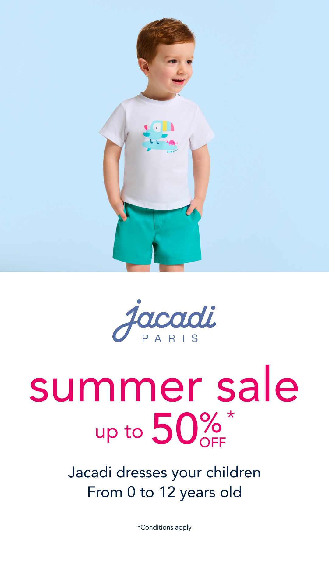 Jacadi Facebook ad