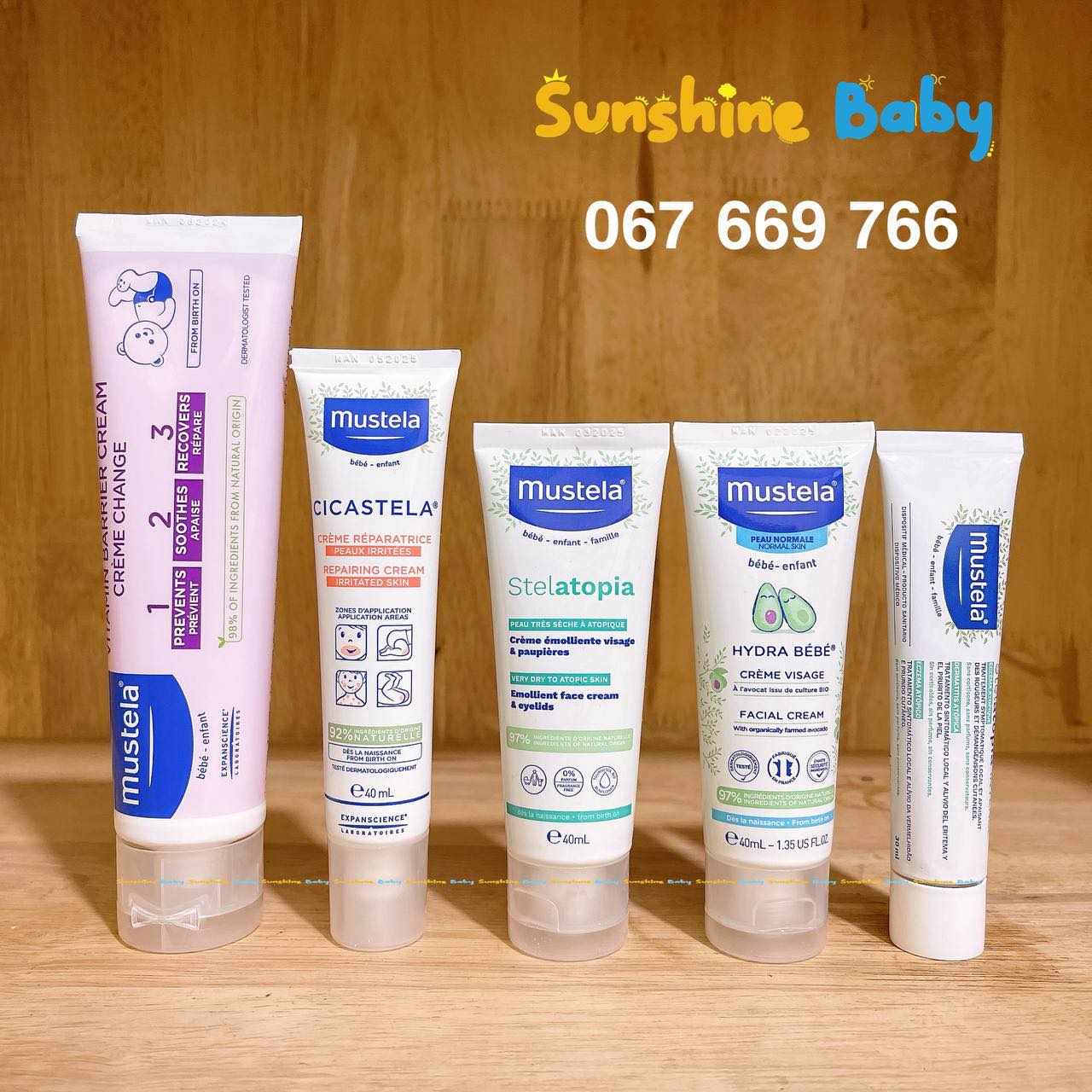 Sunshine Baby Facebook ad: Nivea, Bubchen, Dove, Aveeno, Noreva, Bioderma, Mustela…