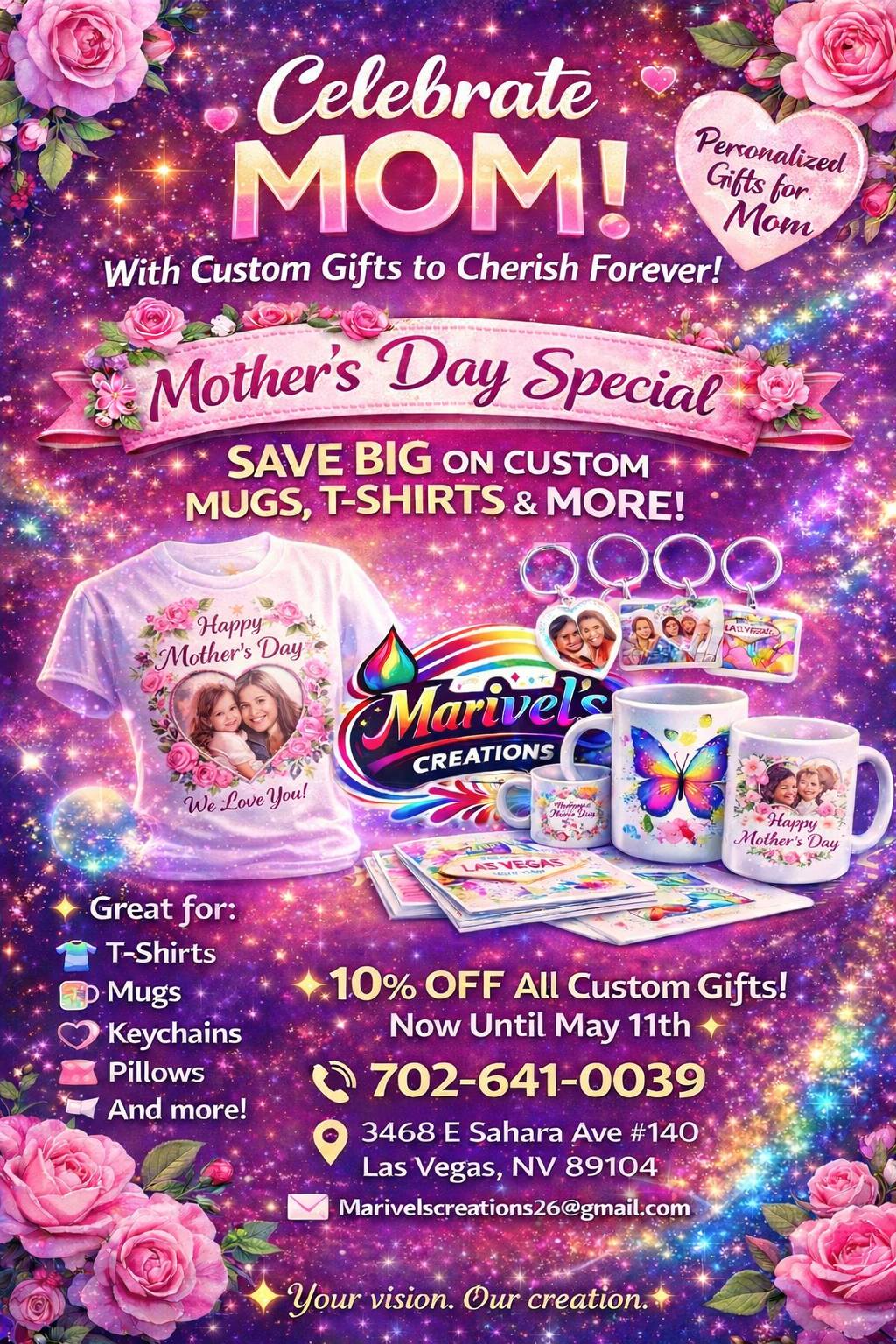 Maritza Velazquez Facebook ad: ¡SORPRENDE A MAMÁ COMO SE LO MERECE!