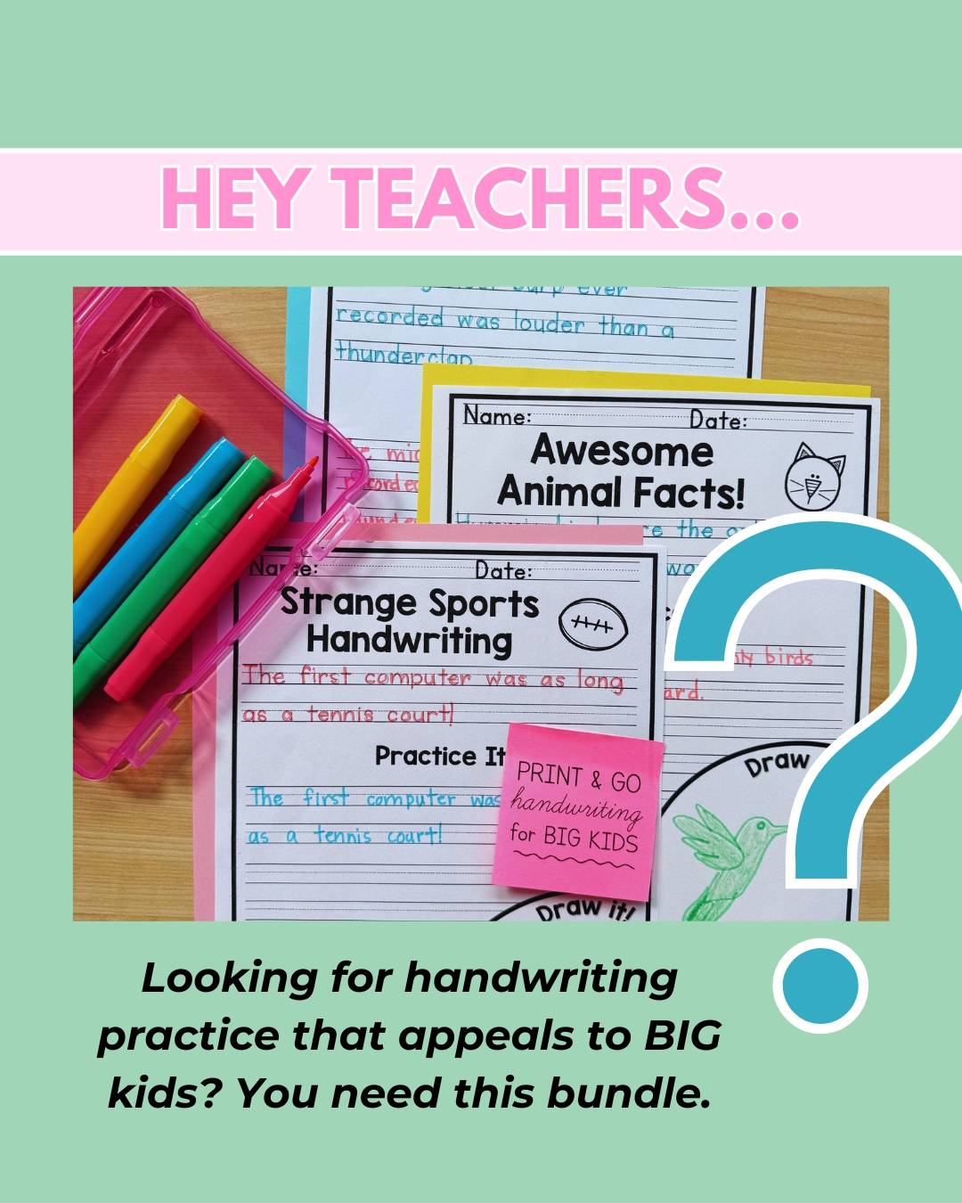 The Sprinkle Topped Teacher Facebook ad