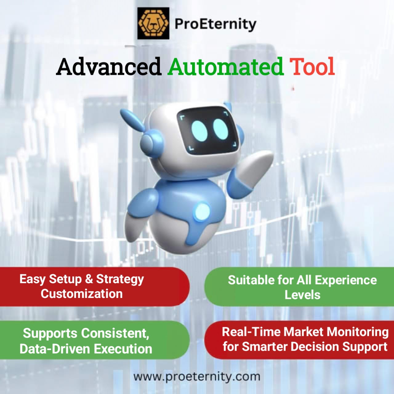 Pro Eternity Facebook ad: Trade Smarter with AI-Based Tools