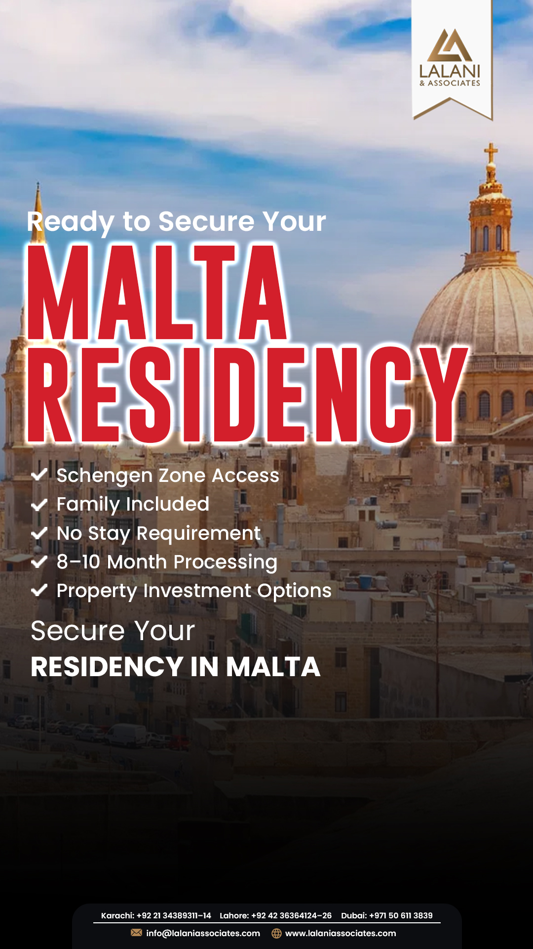 Lalani & Associates - Advisory, Consulting and Immigration Services Facebook ad from Jun 18, 2026