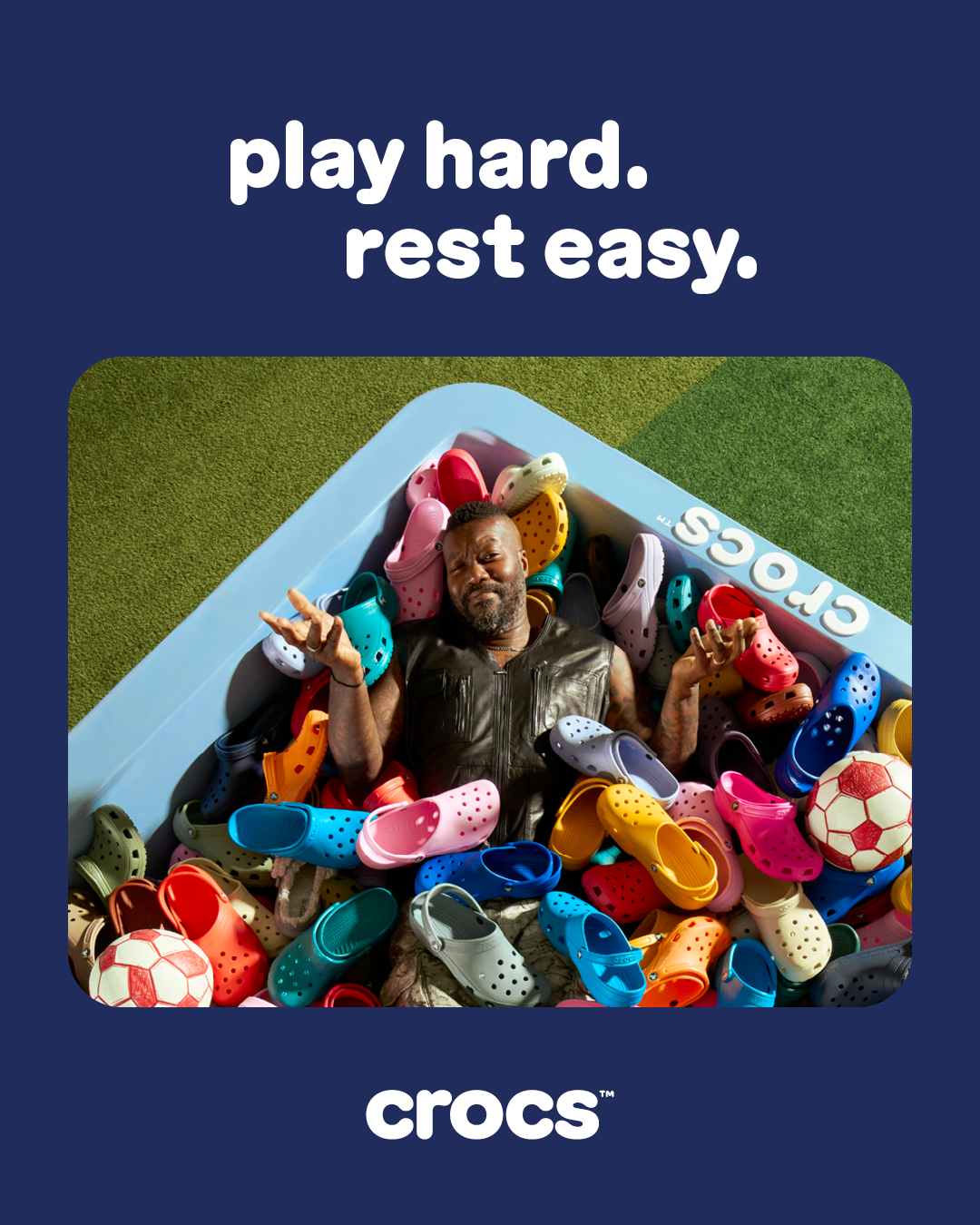 Crocs Facebook ad