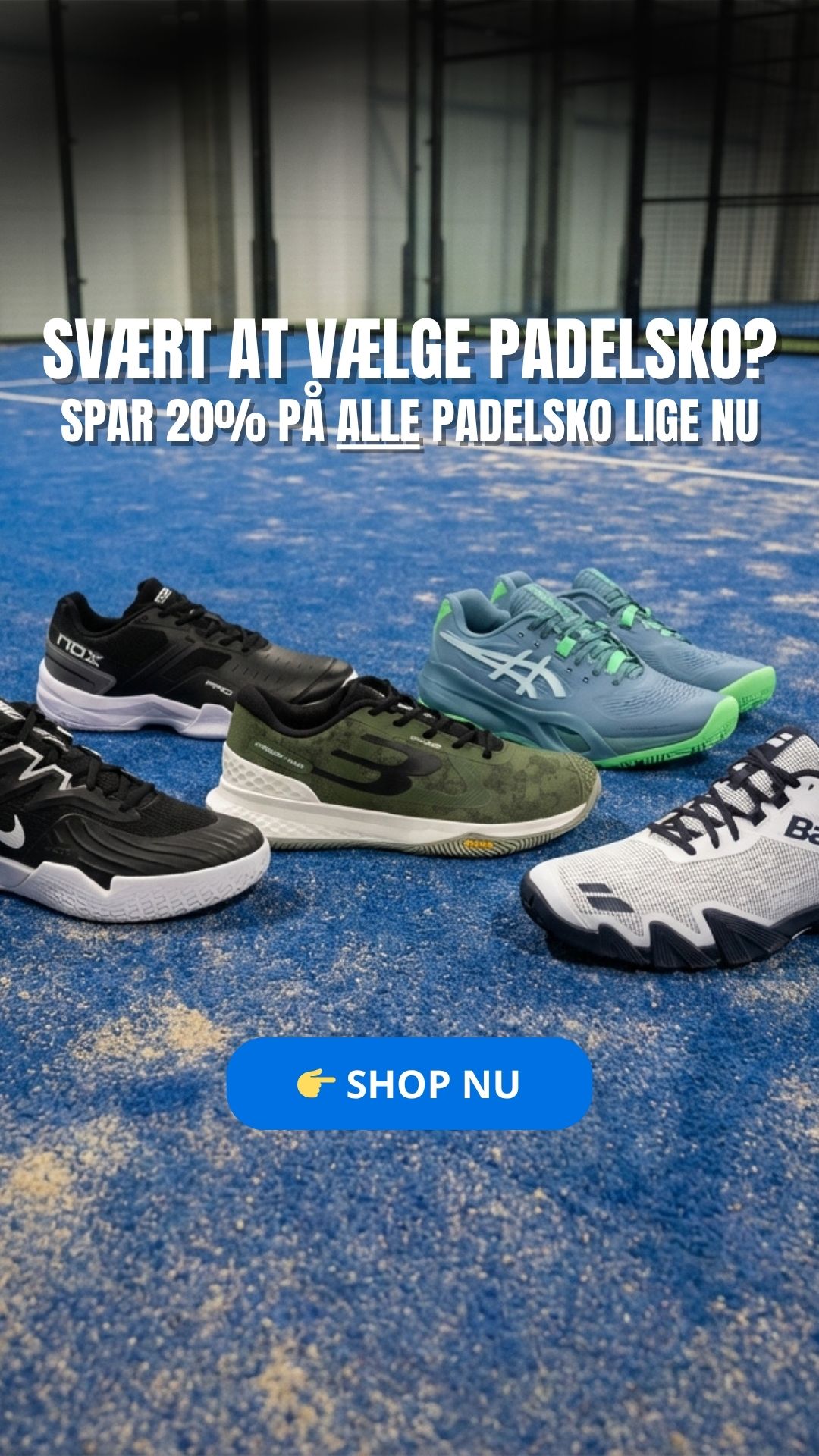 Padelshoppen Facebook ad from Apr 16, 2026