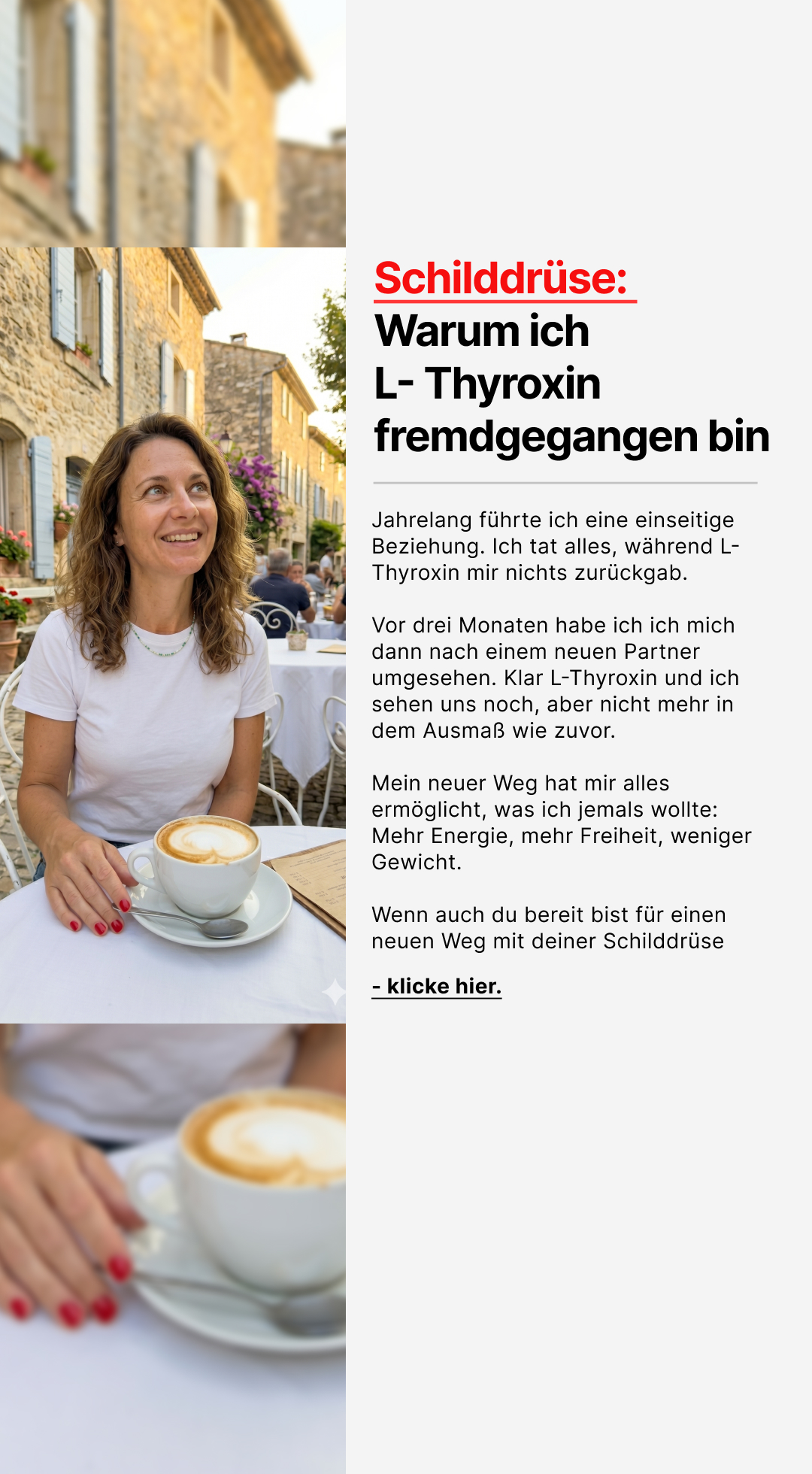 Mission Schilddrüse Facebook ad