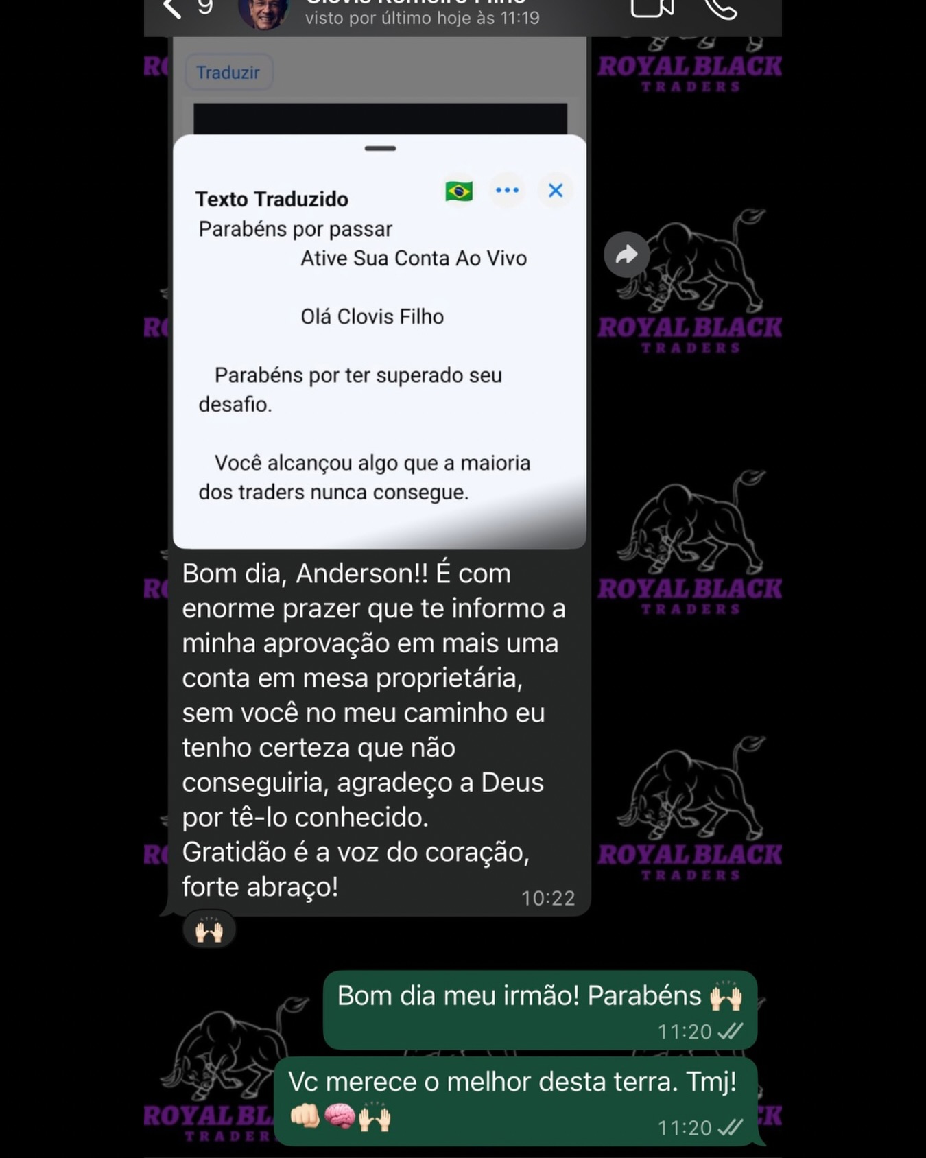 Anderson Bonoto Facebook ad: Mais um feedback de aluno aprovado em mesa…