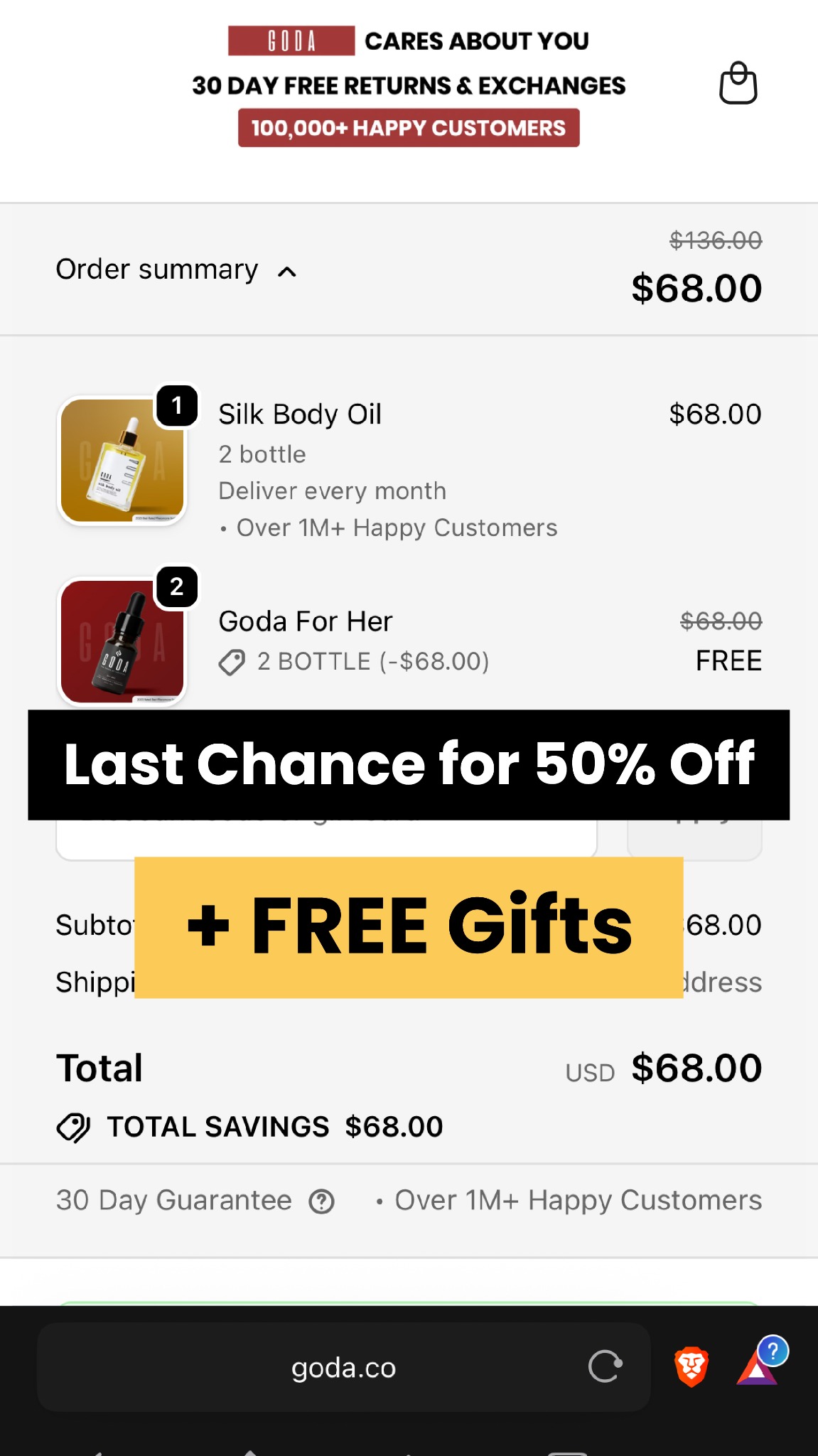 Goda Perfume Facebook ad