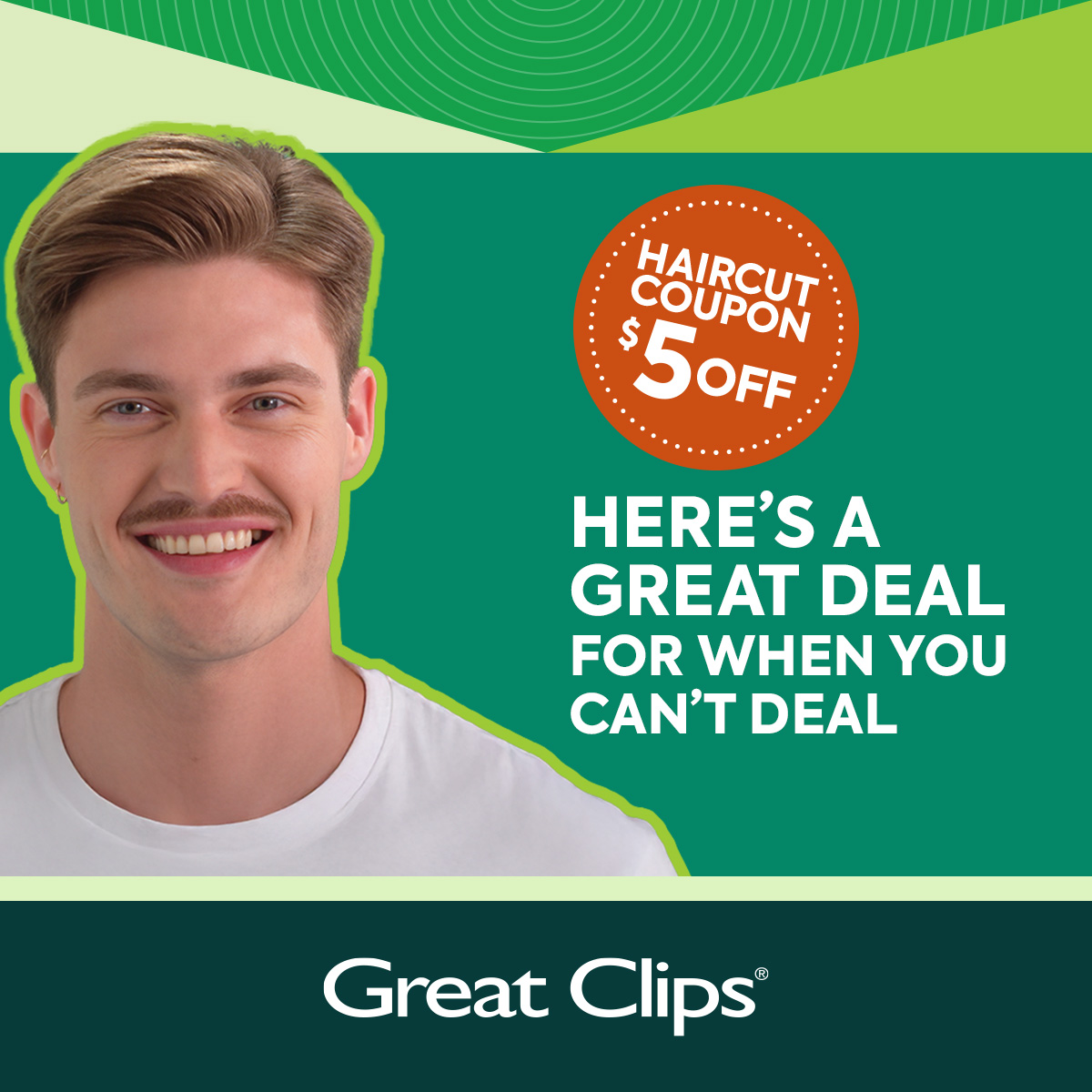 Great Clips Facebook ad: $5 Off Haircut