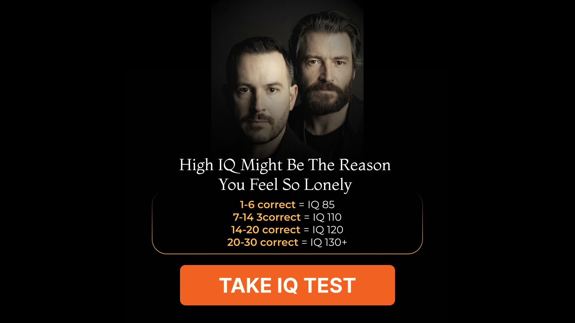 My IQ Facebook ad