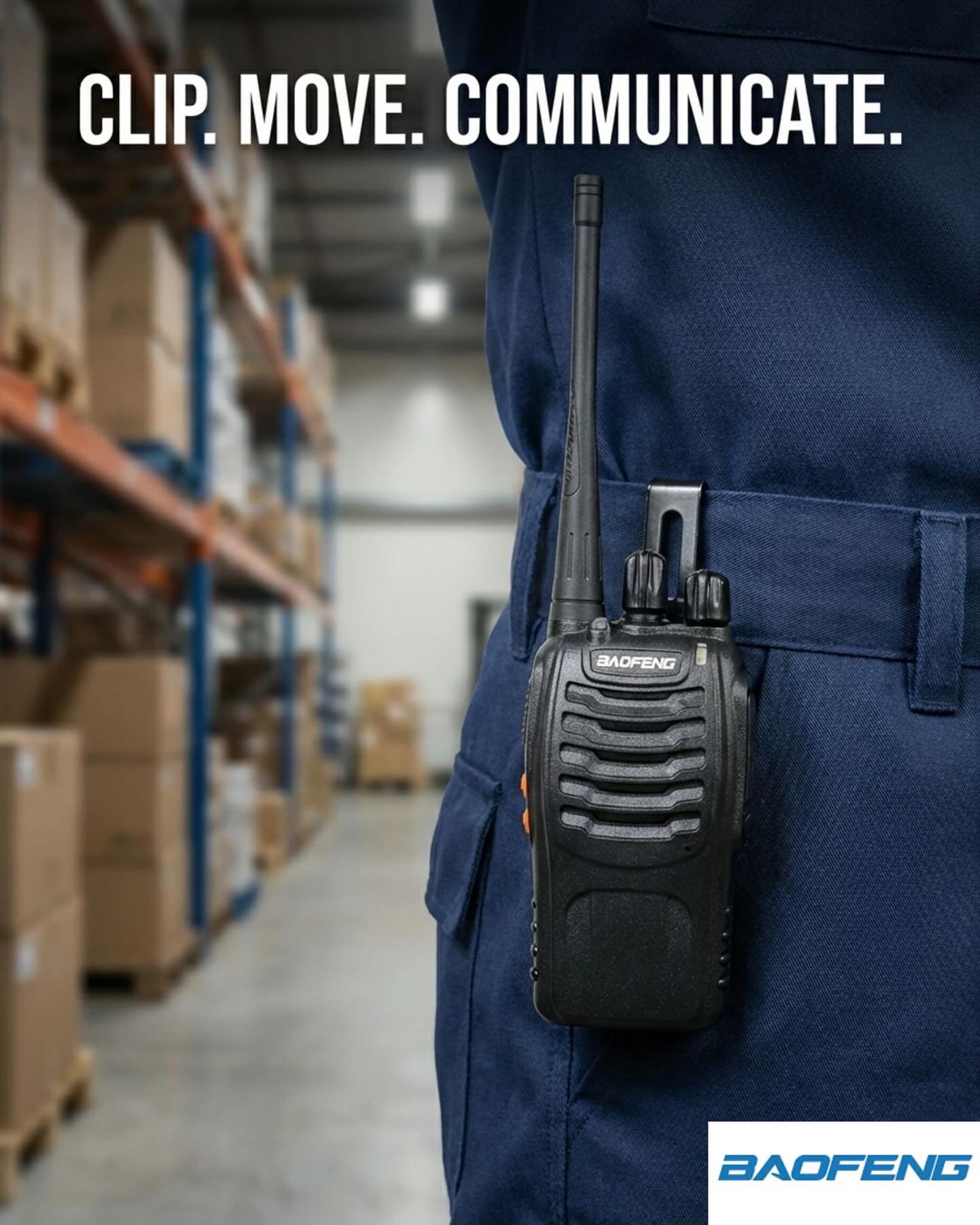 Baofeng India Facebook ad: When your team is constantly on the move…