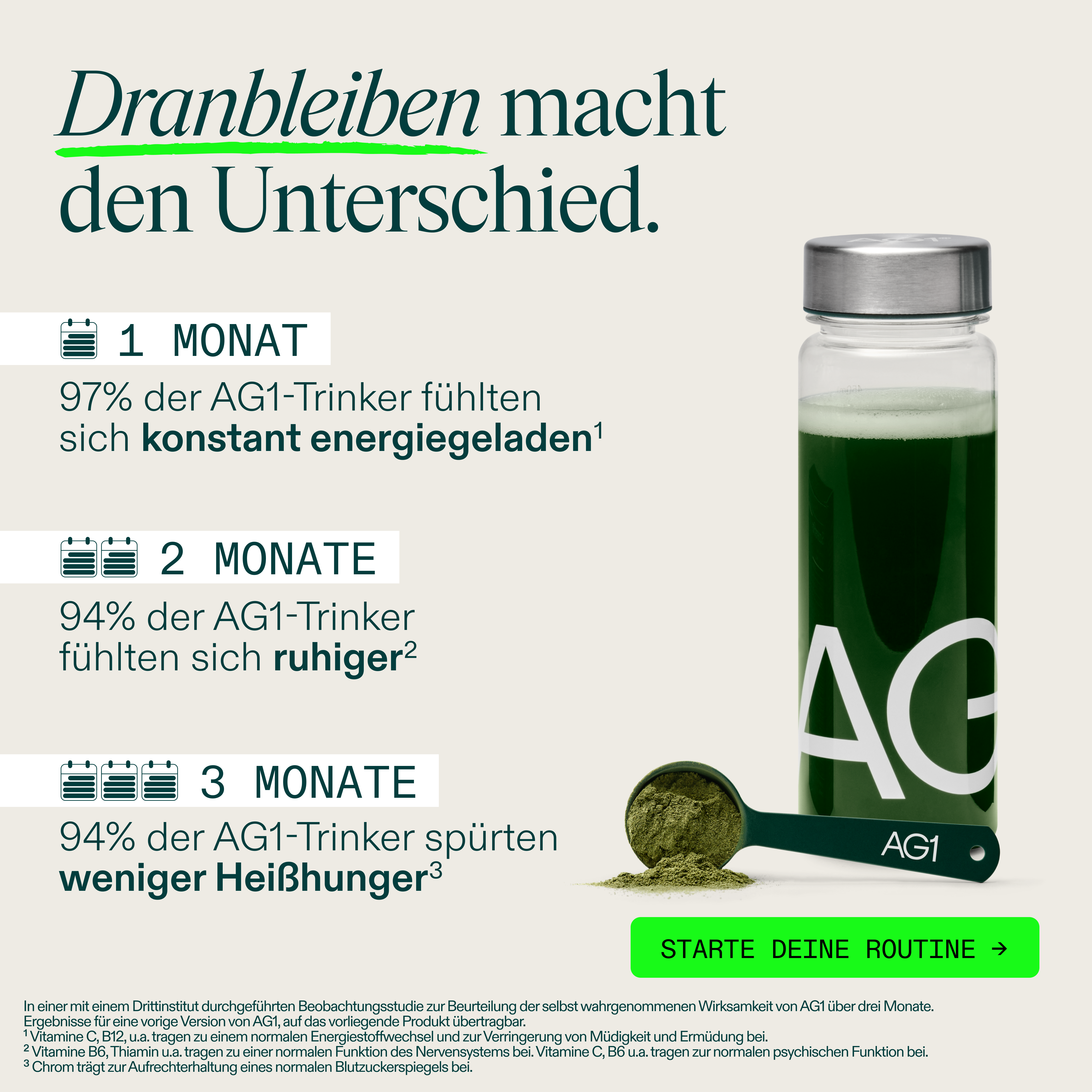 AG1 Deutschland Facebook ad