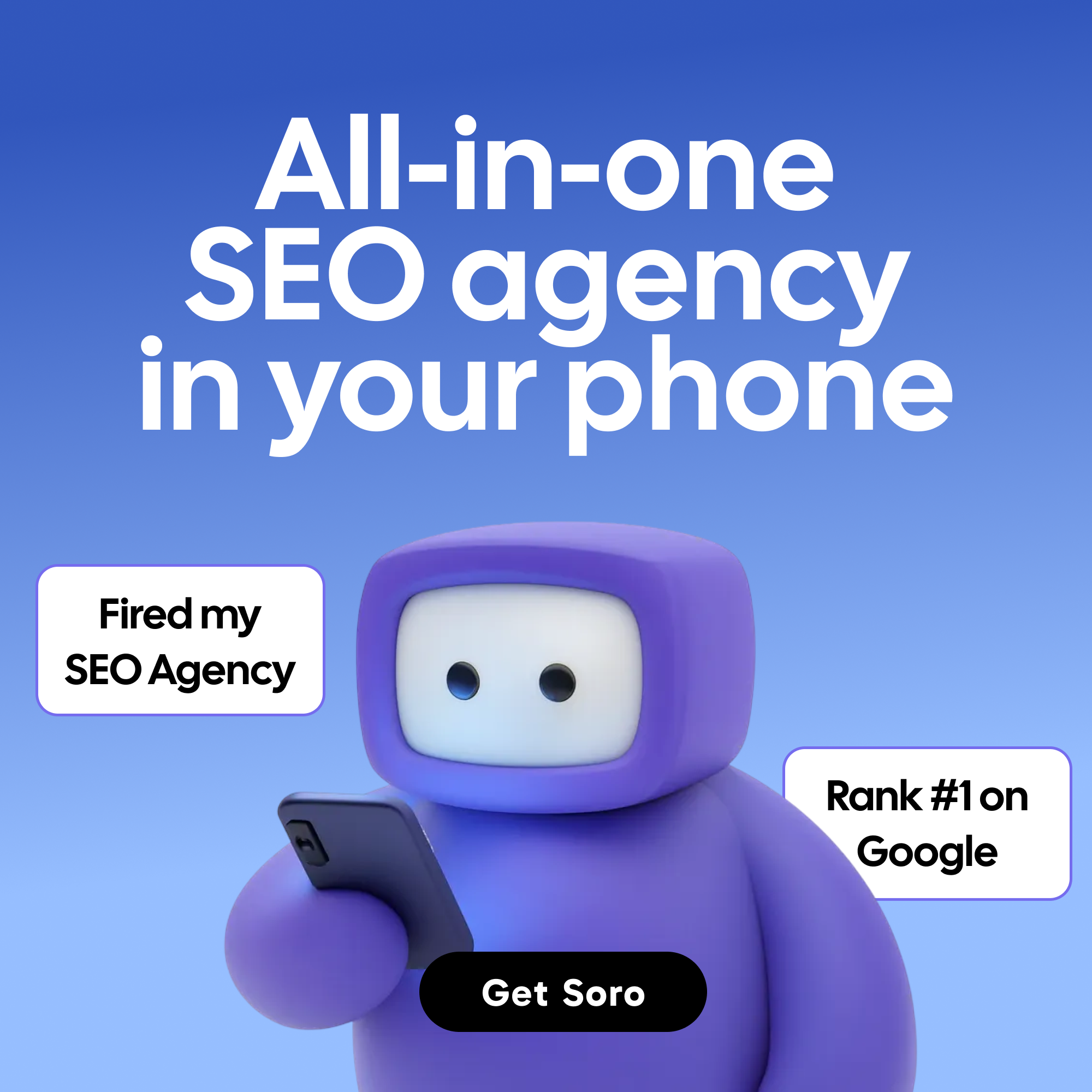 Soro SEO Facebook ad