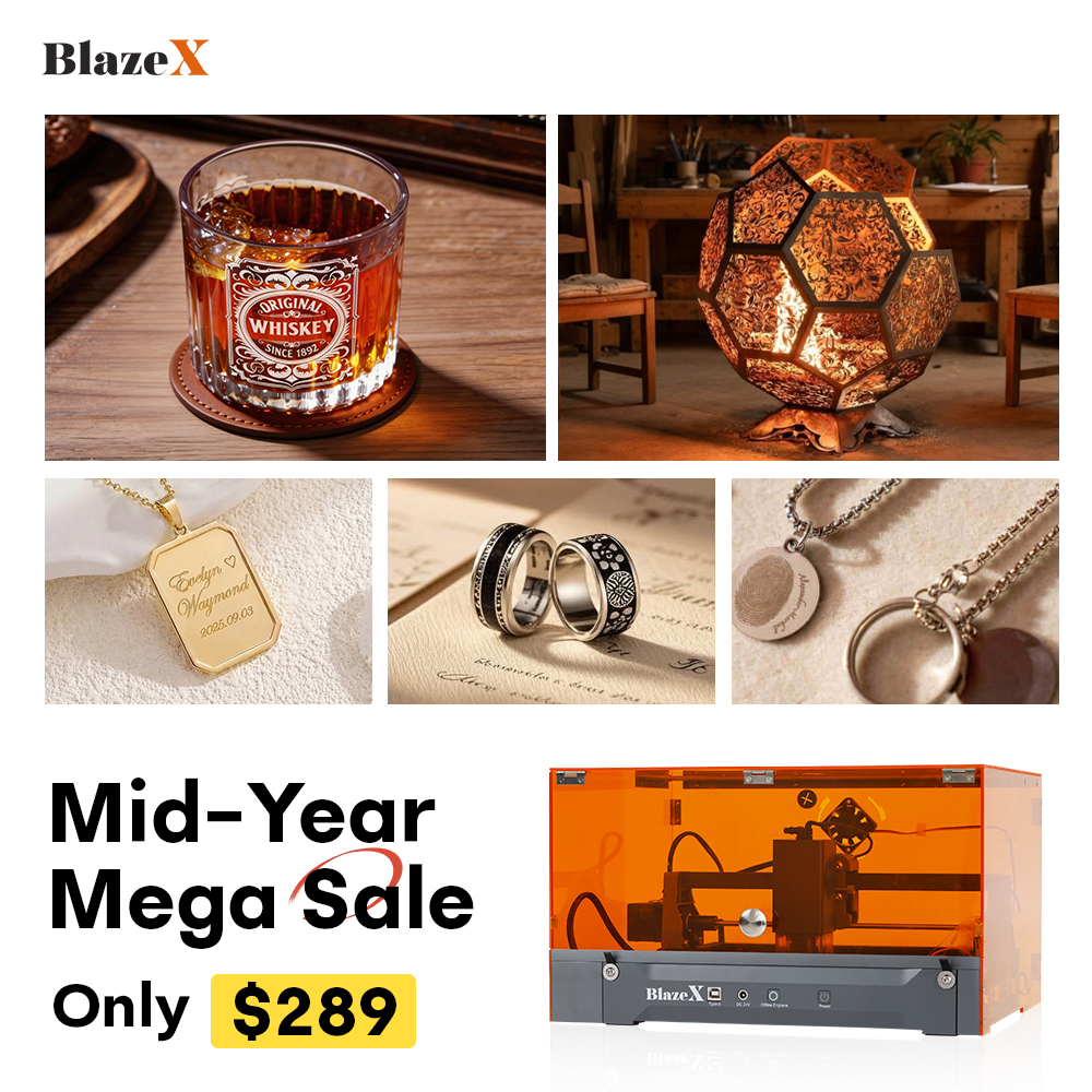 BlazeX Laser Facebook ad