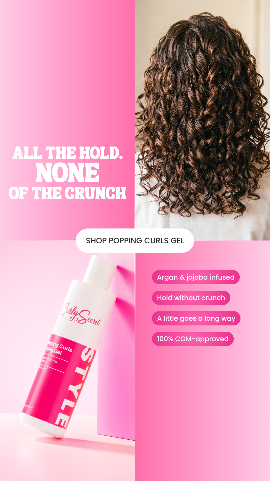 Curly Secret Facebook ad