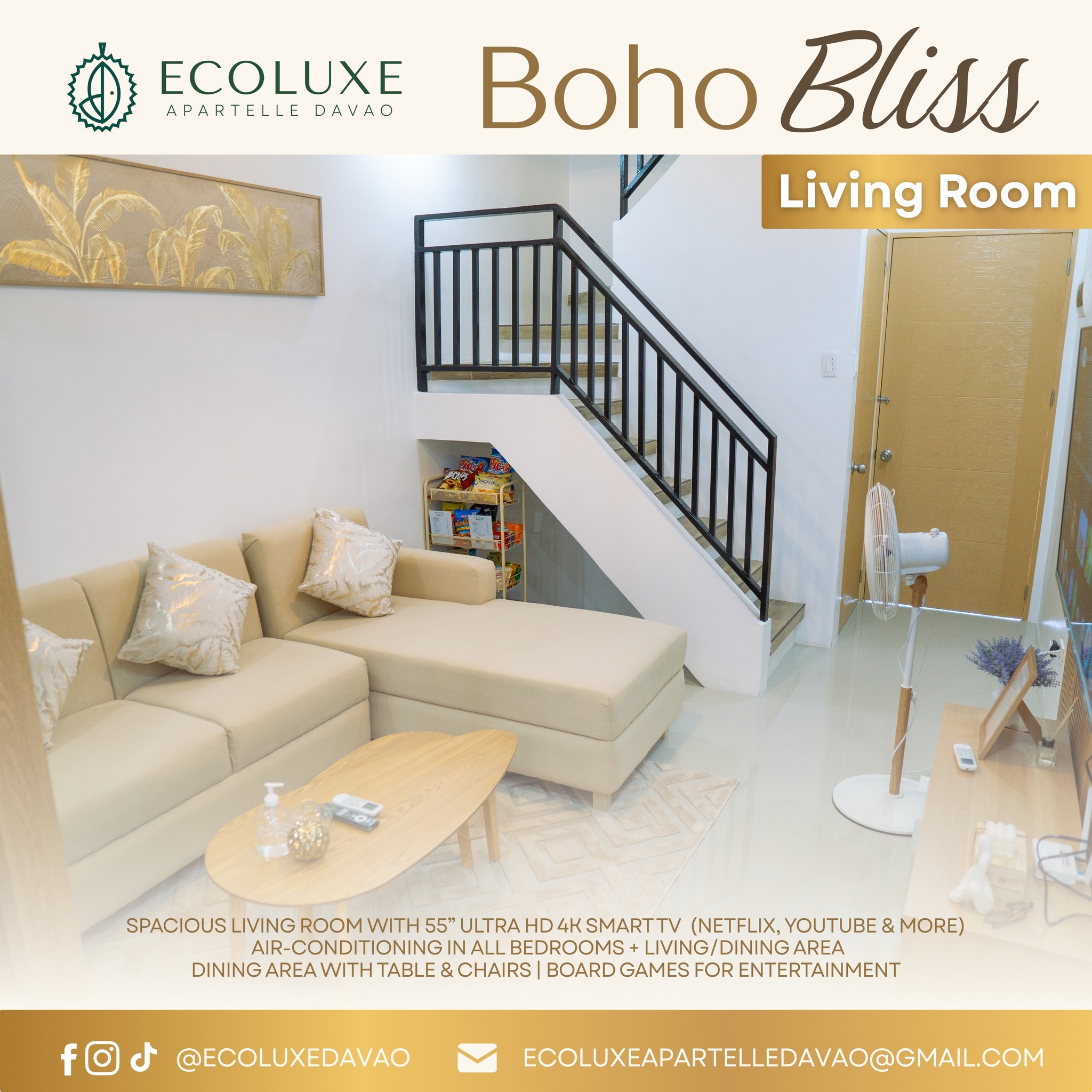 Ecoluxe Apartelle Davao Facebook ad