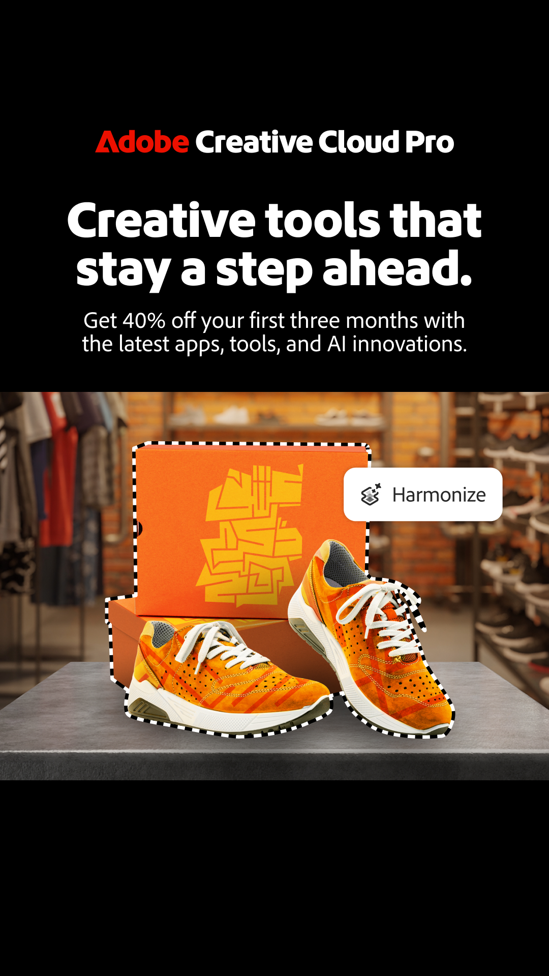 Adobe Creative Cloud Facebook ad