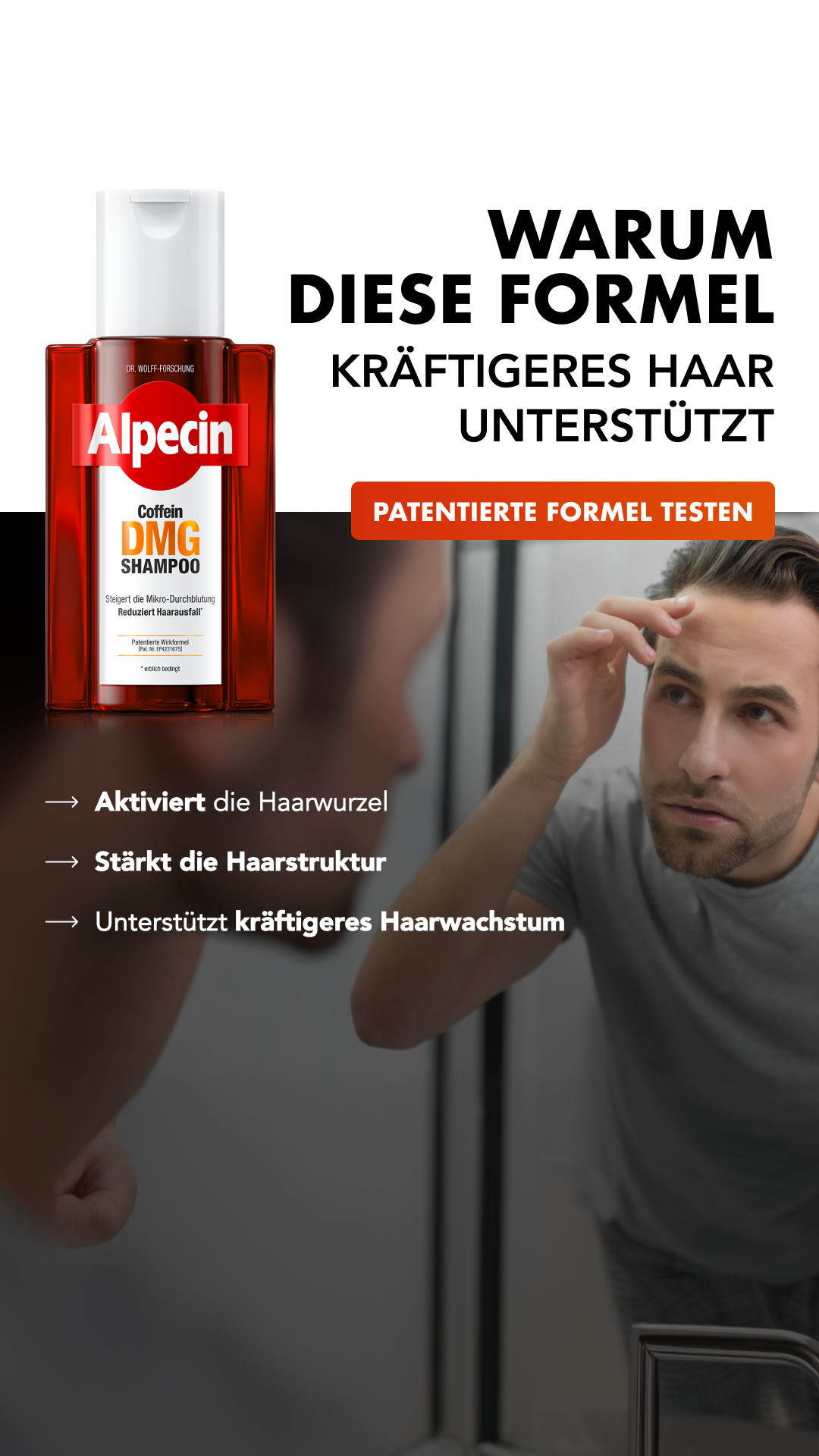 Alpecin Facebook ad