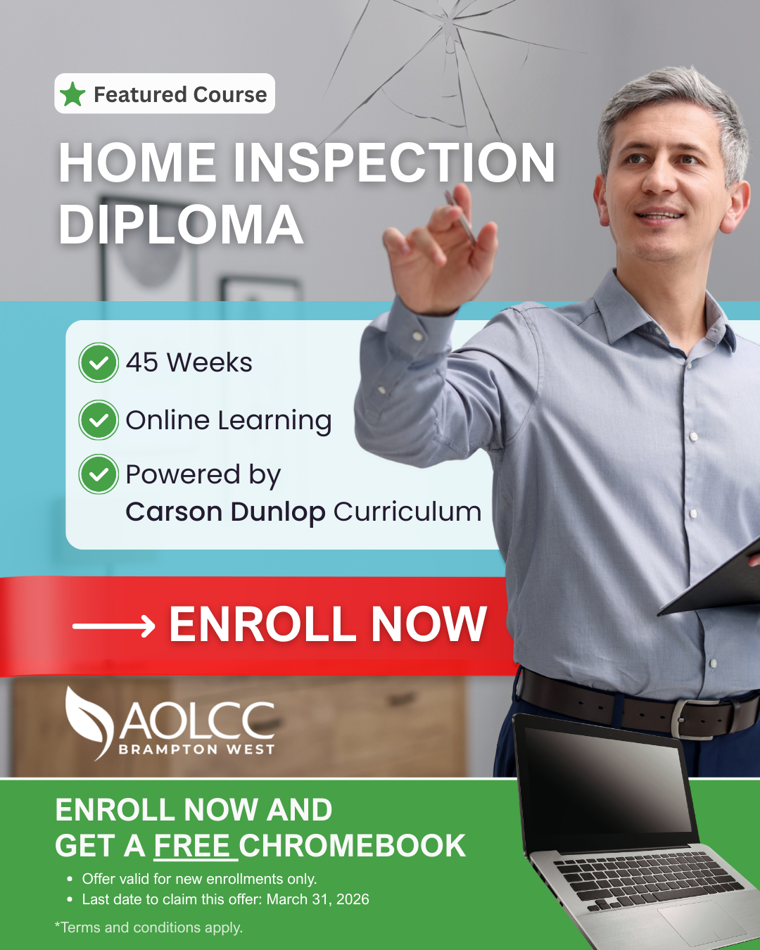 Academy of Learning Brampton West Facebook ad