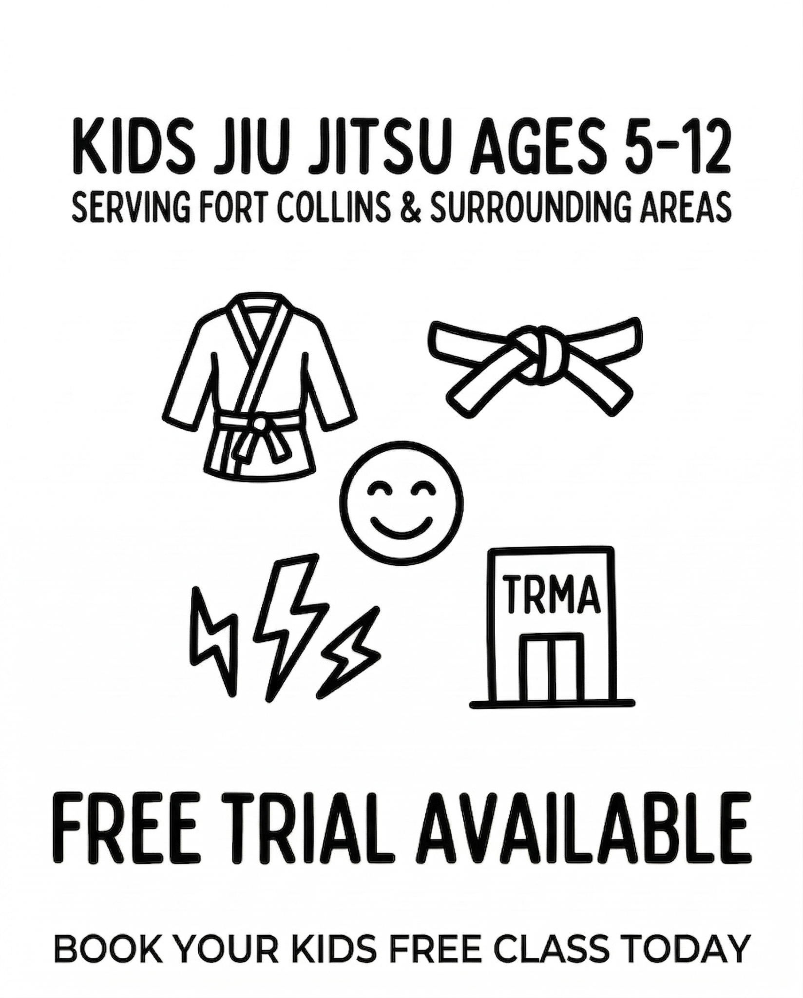 Total Ryu Martial Arts Facebook ad: Free Kids Martial Arts Class in Fort Collins
