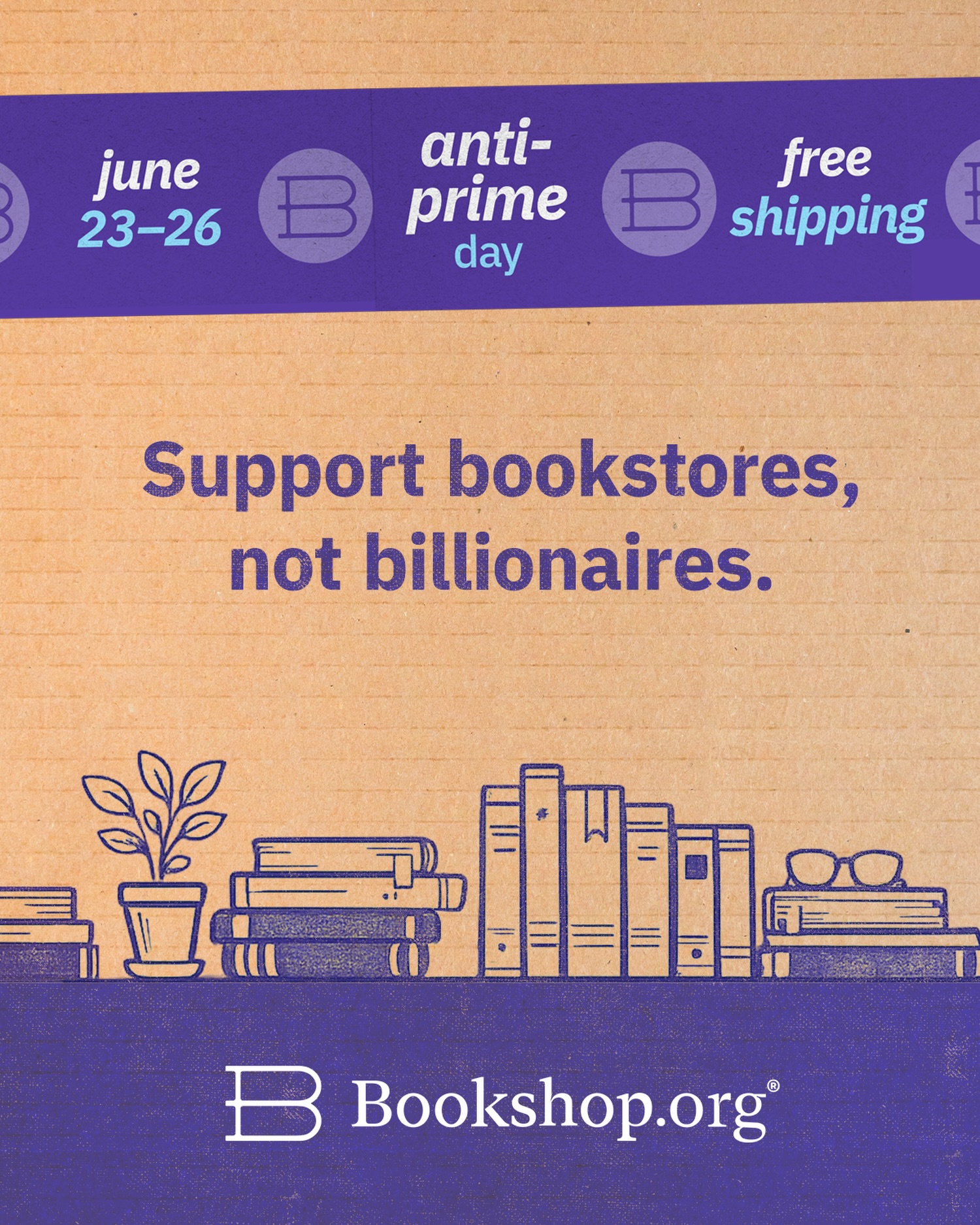 Bookshop Facebook ad