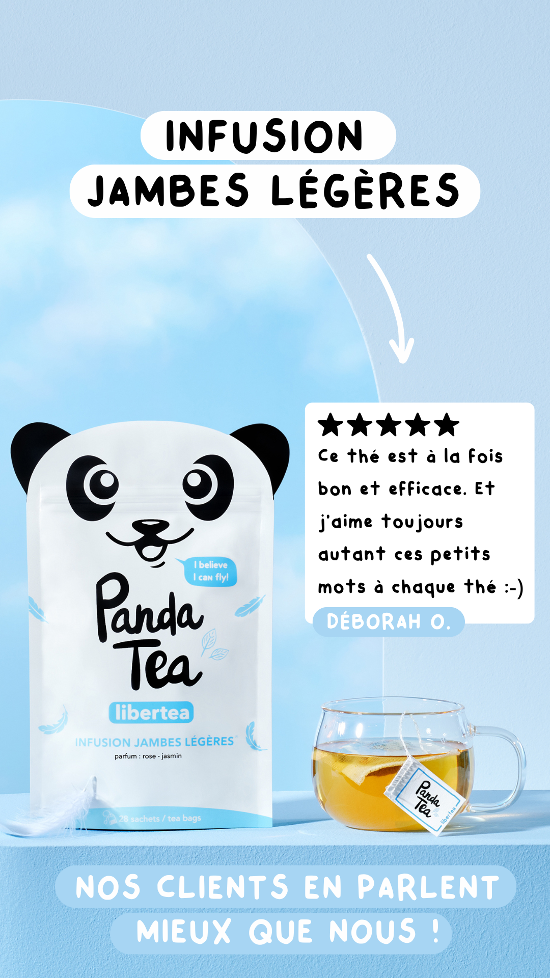 Panda Tea Facebook ad