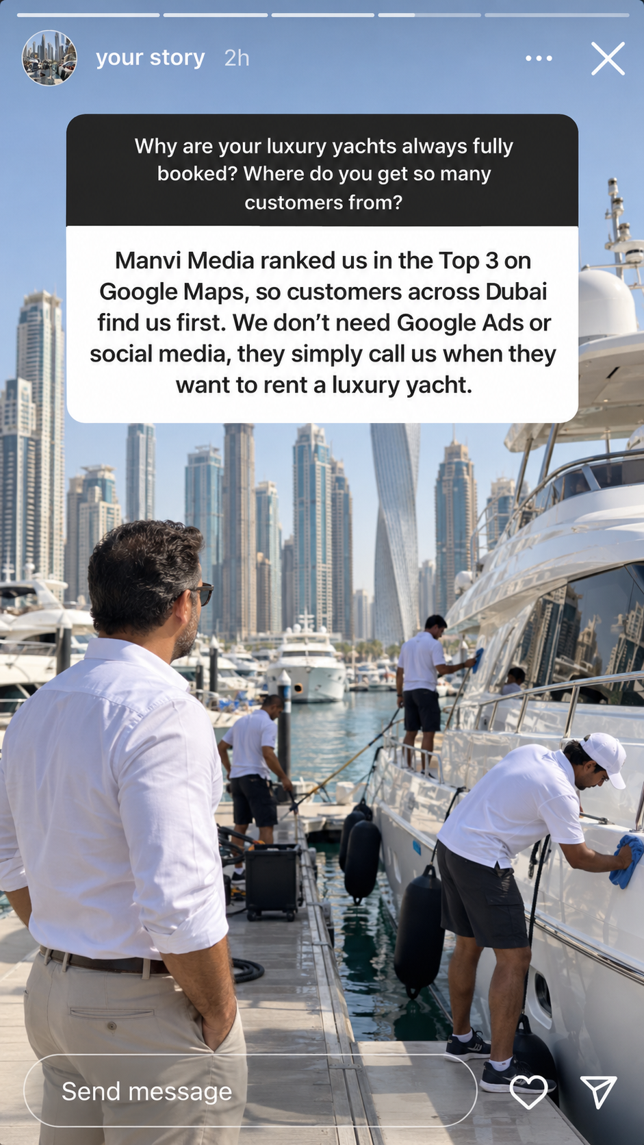 Manvi Media Facebook ad: Top 3 on Google Maps in 90 Days, Guaranteed