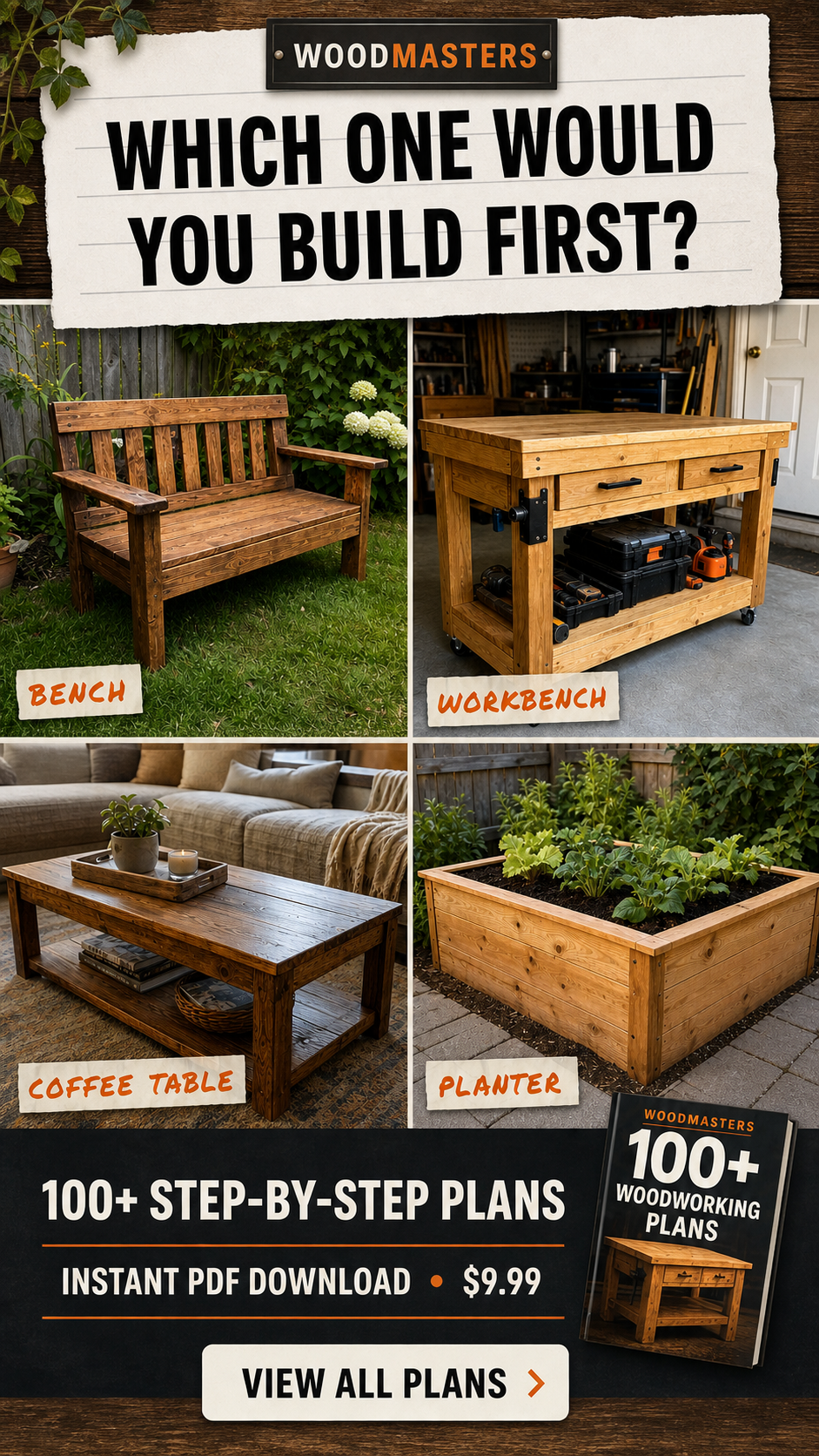 Woodmaster Facebook ad from Jul 13, 2026