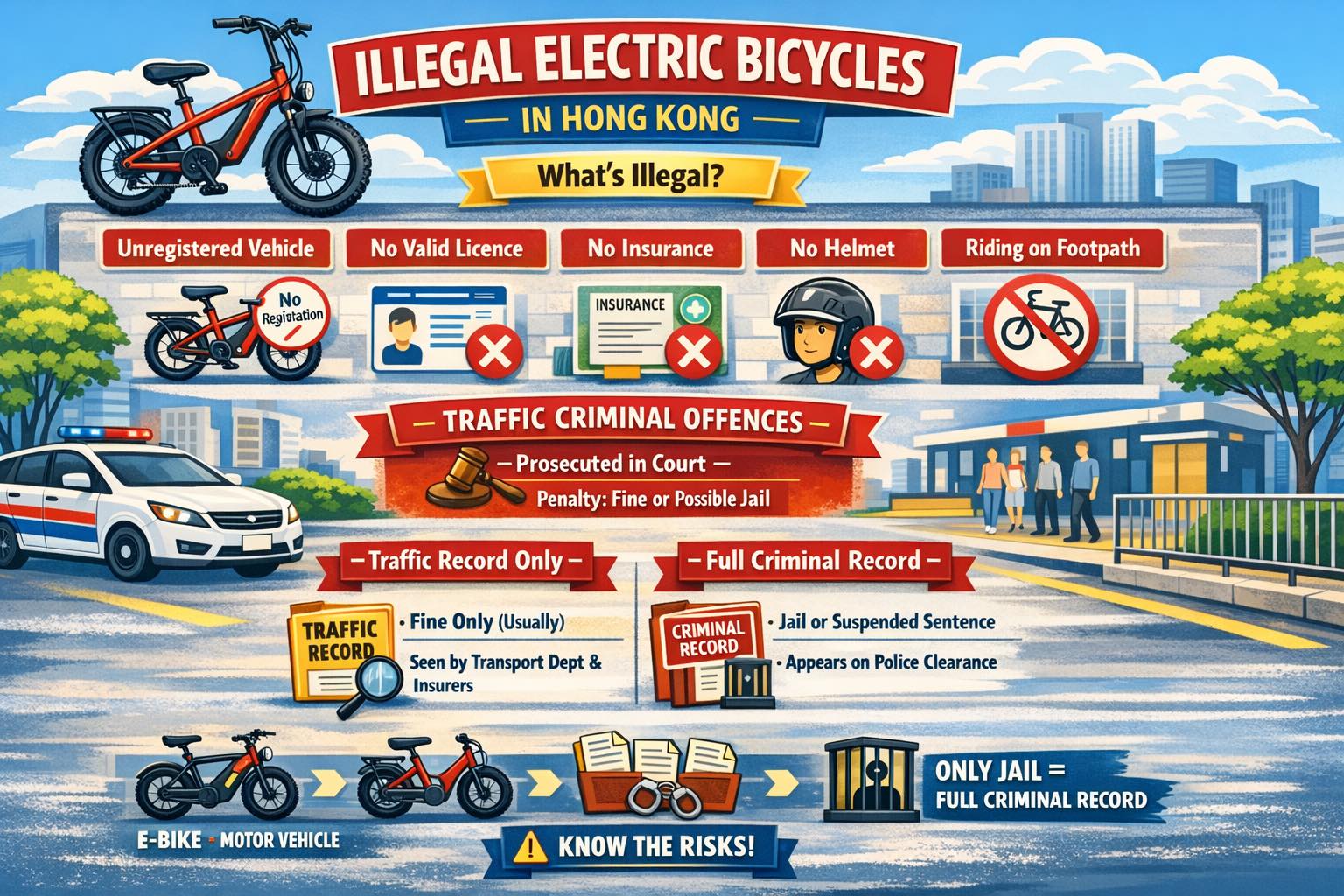 Ahmed Ashfaq Facebook ad: Electric Bicycles in Hong Kong: Traffic Criminal Offences…