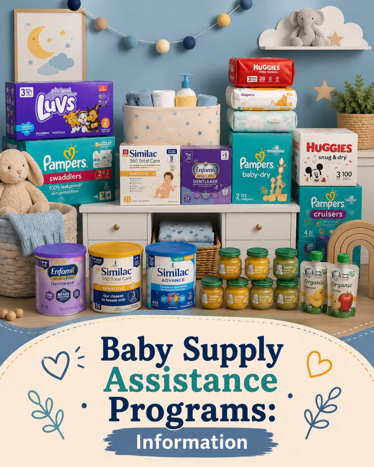 Savings Area Facebook ad: Baby Supply Assistance Programs - Read More