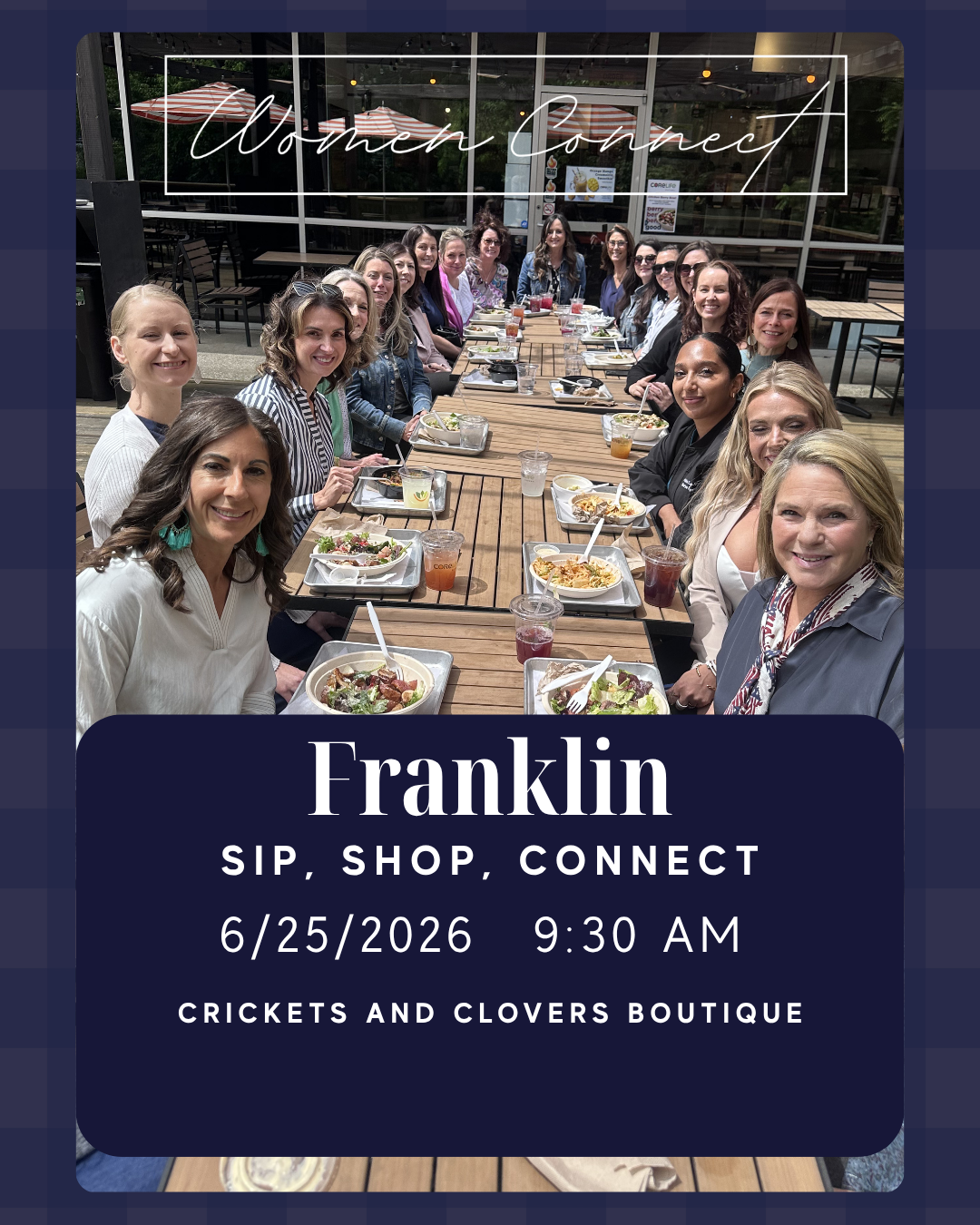 Women Connect Facebook ad: Grow Your Network & Make Real Connections!