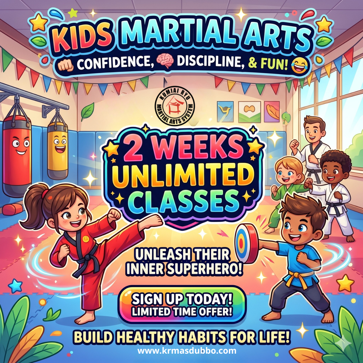 Kumiai Ryu Martial Arts System, Dubbo Facebook ad