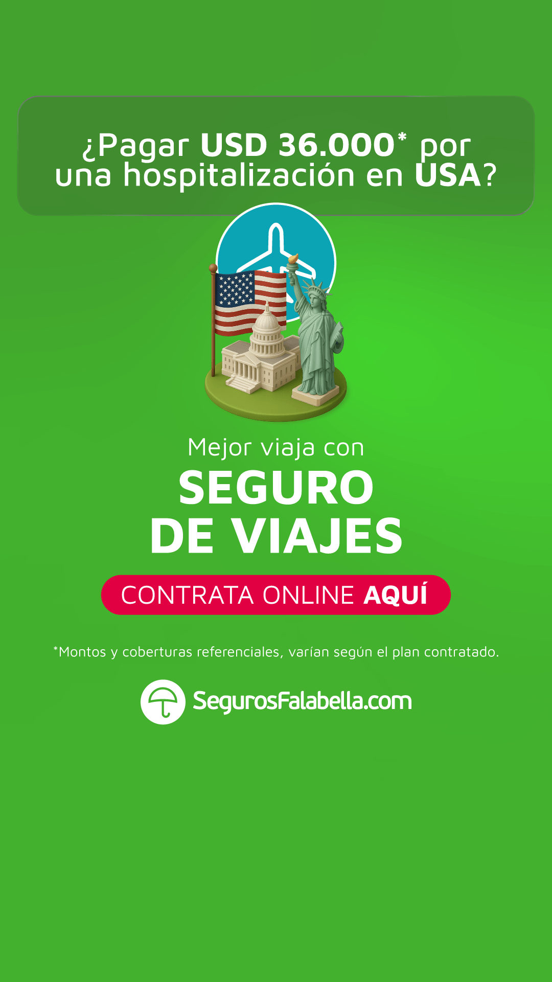 Seguros Falabella Chile Facebook ad