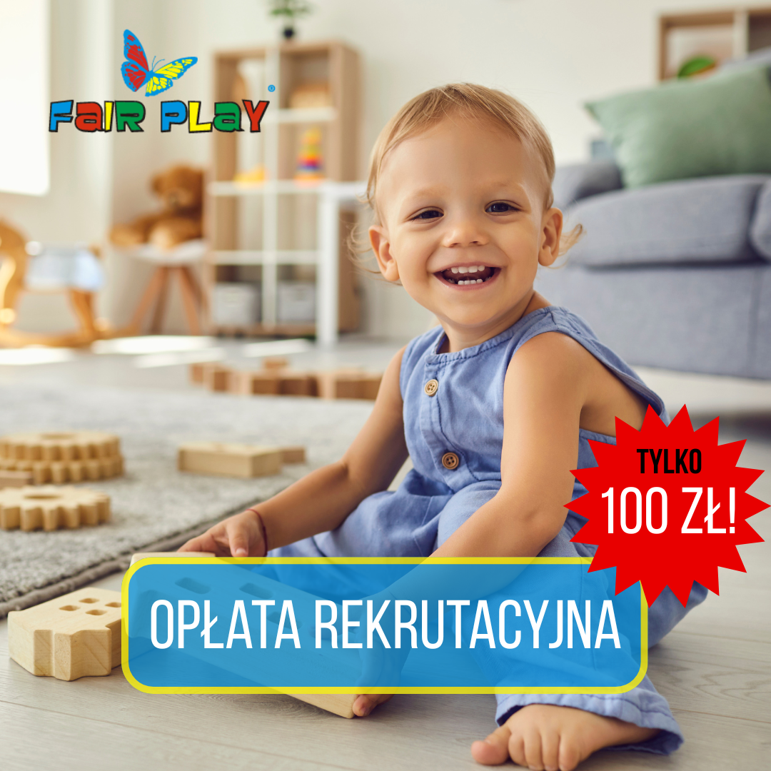 Niepubliczne Przedszkole i Żłobek Fair Play ul. Dobrego Pasterza 52 Facebook ad: PROMOCJA! Niższa opłata rekrutacyjna w Żłobku Fair Play…