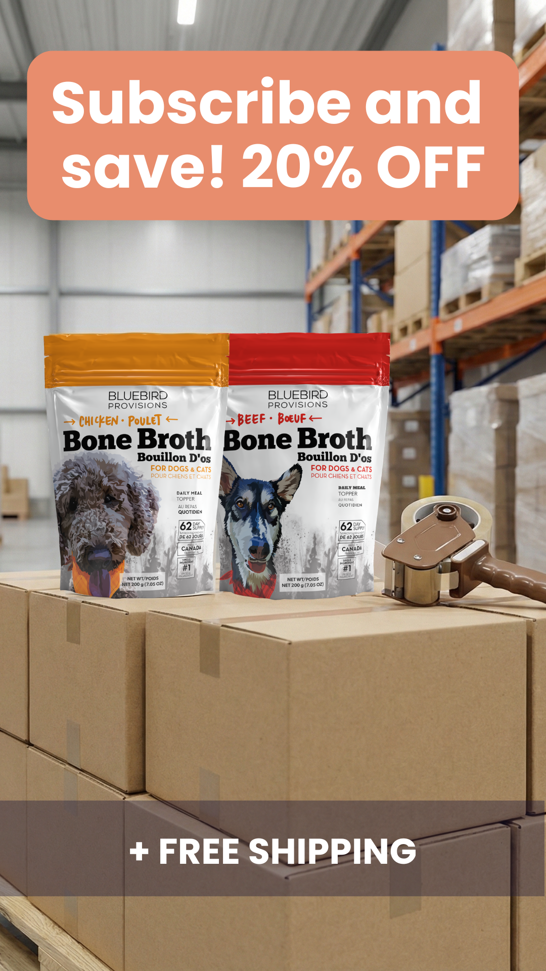 Bluebird Provisions Bone Broth Facebook ad
