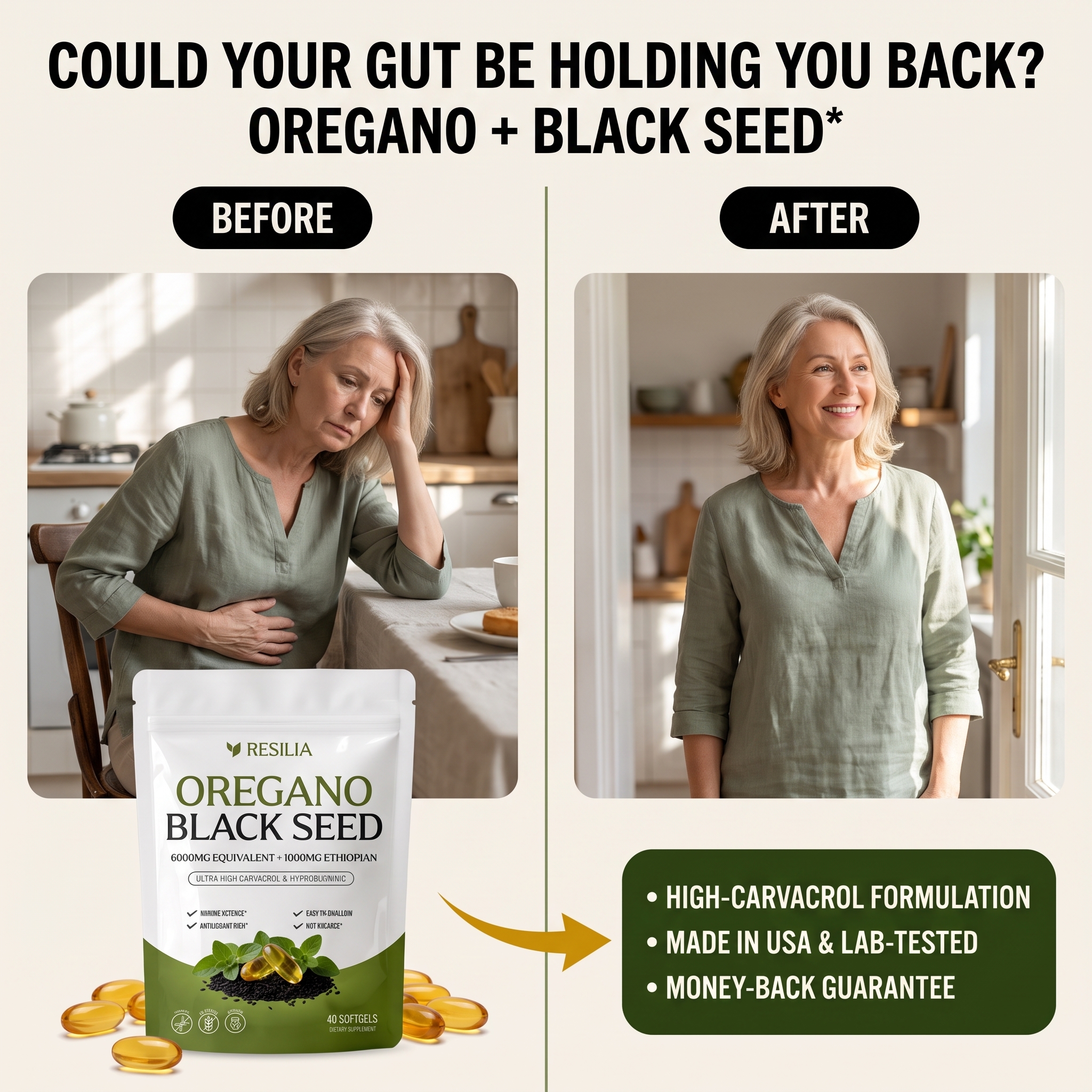 Belly Better Daily Facebook ad: Powered by Two of Nature's Most Studied Botanicals