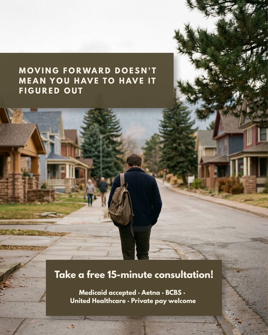 Rooted Rhythm Therapy and Parent Coaching Facebook ad: You've spent so long taking care of everyone. It's your…