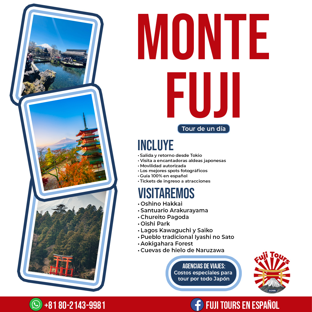 Fuji Tours en Español Facebook ad: https://fujitoursenespanol.tours